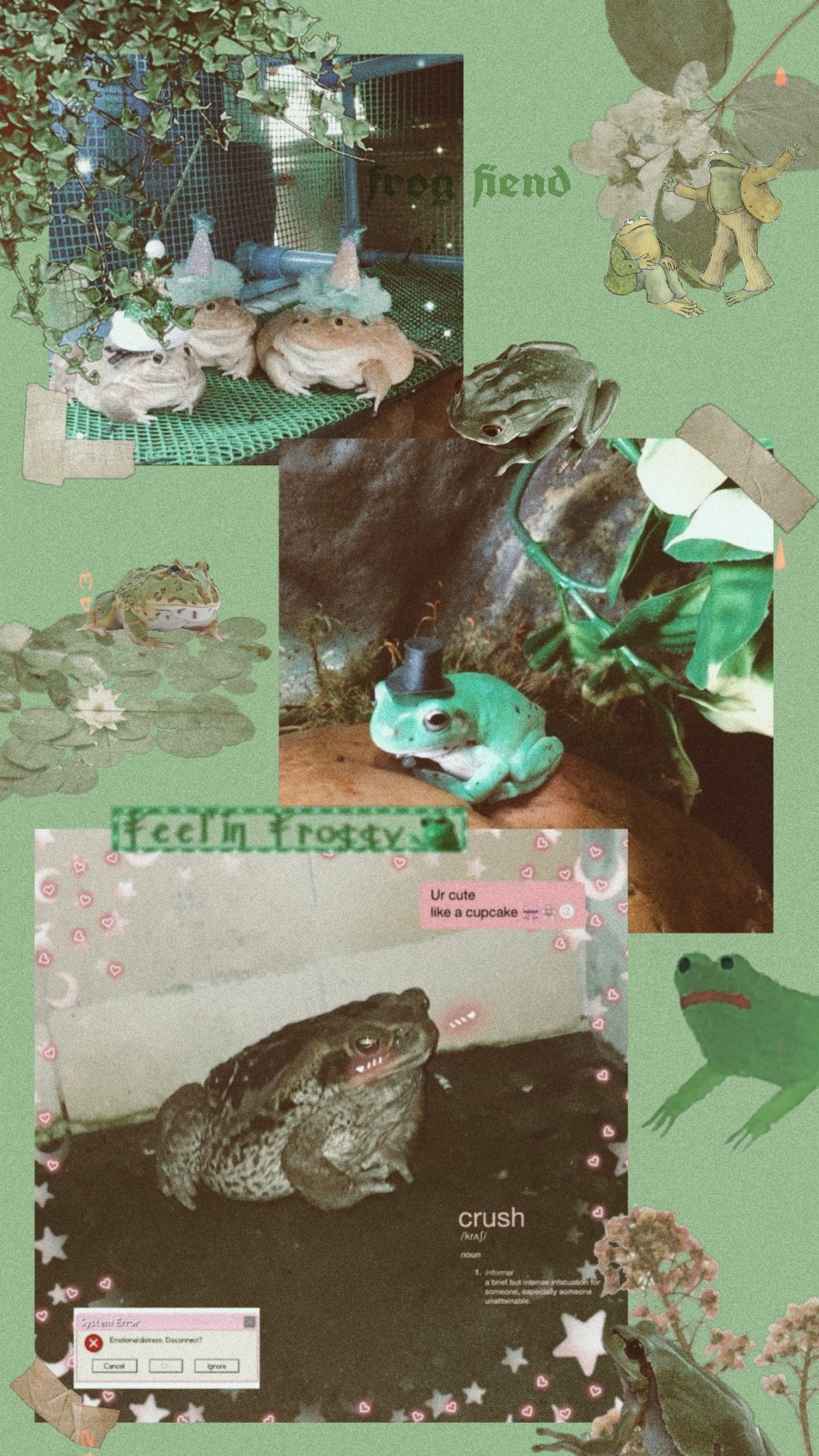 Cottagecore Frog Aesthetic Wallpaper Laptop / Froggy Wallpaper Etsy