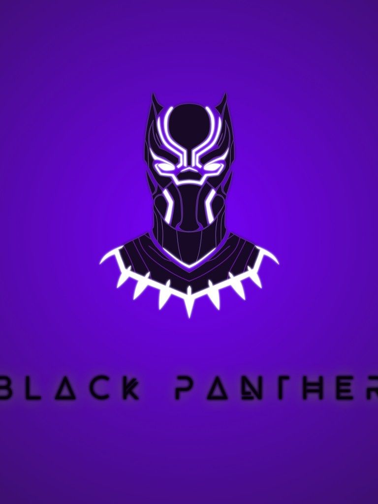 Black Panther 4K Wallpaper, Minimal art .4kwallpaper.com