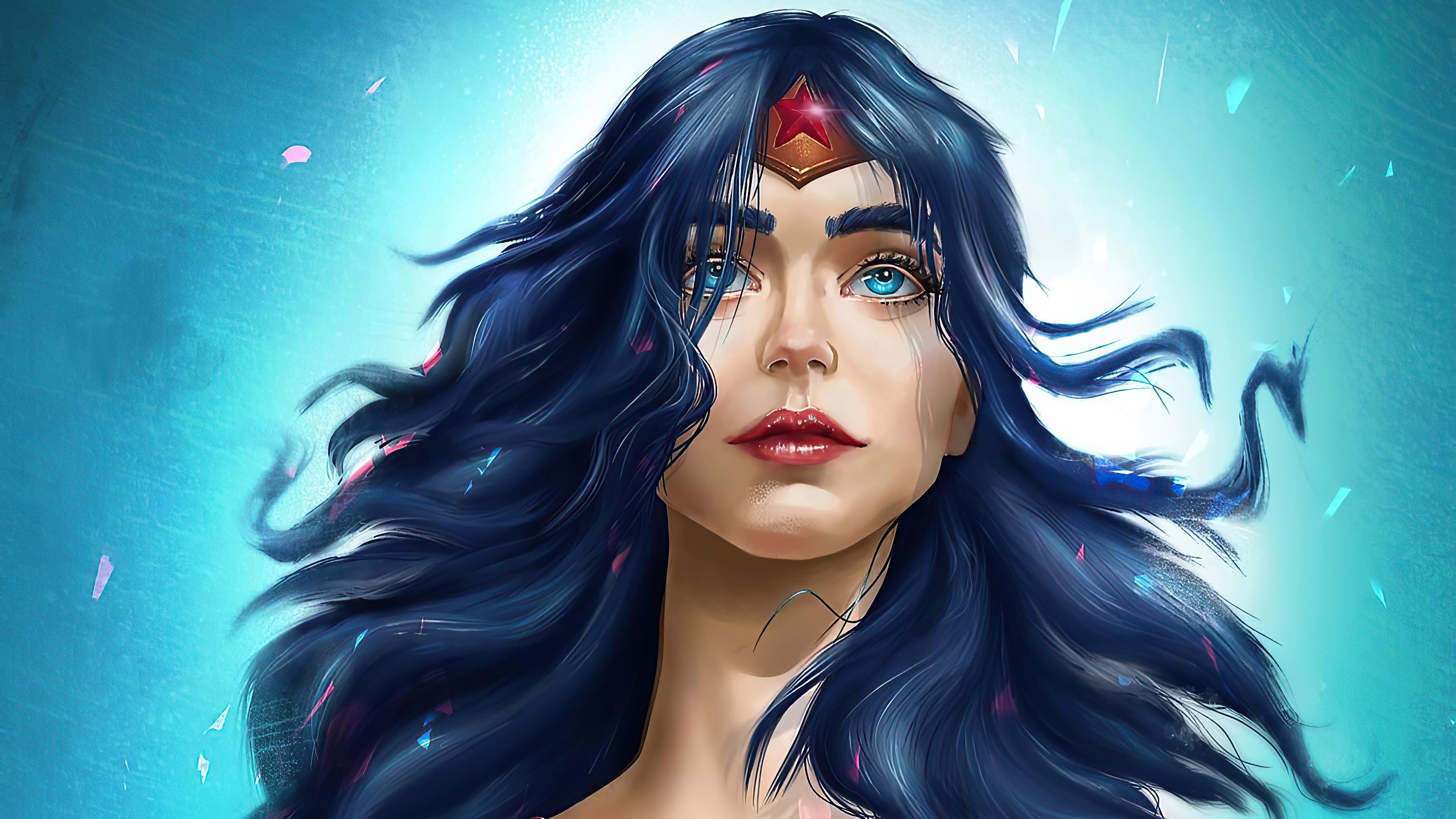 Wonder Woman Blue Eyes, HD Superheroes .hdqwalls.com