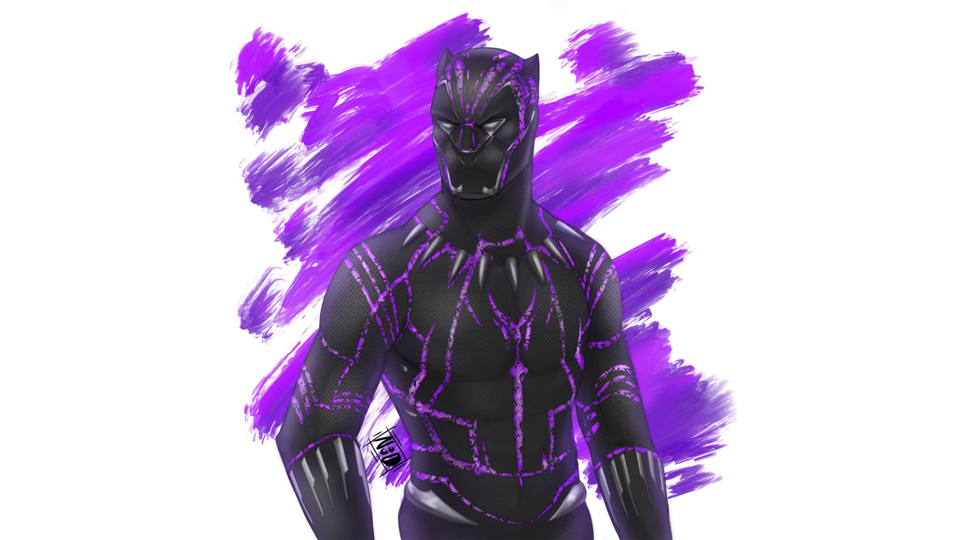 1080p Black Panther Purple Wallpaperwallpaperatwashington.blogspot.com