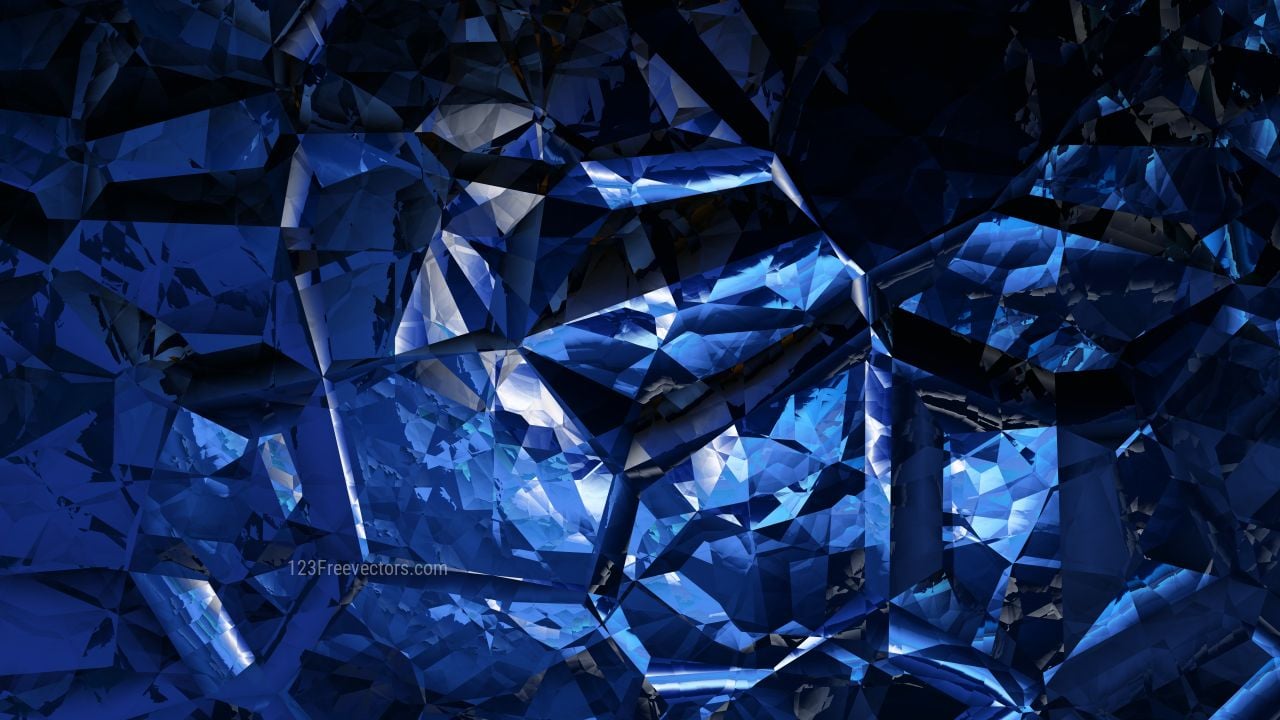 Cool Blue Crystal Background Image123freevectors.com
