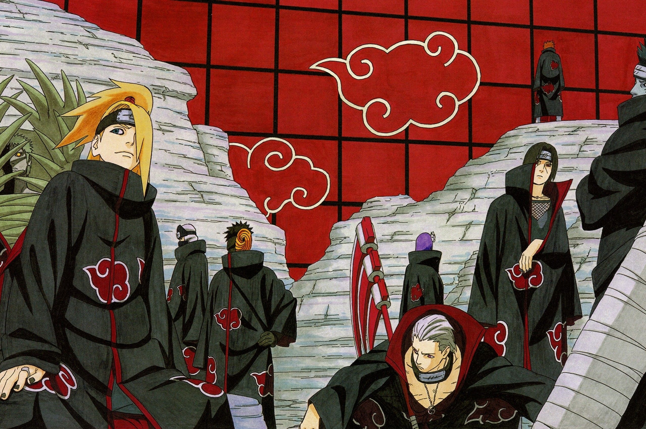 Download 2560x1700 Akatsuki, Naruto .wallpapermaiden.com