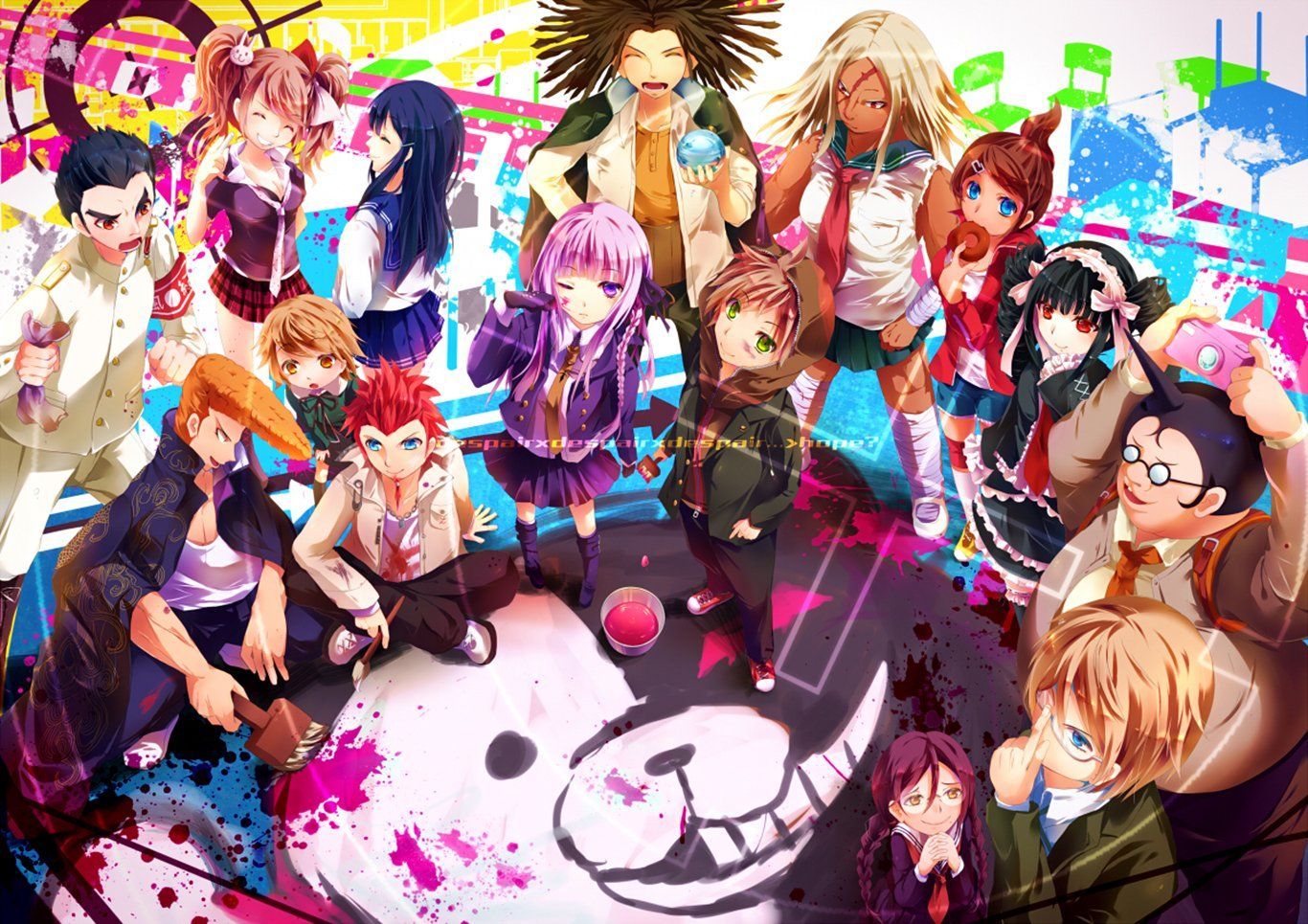Dangan Ronpa Wallpaper Free .wallpaperaccess.com