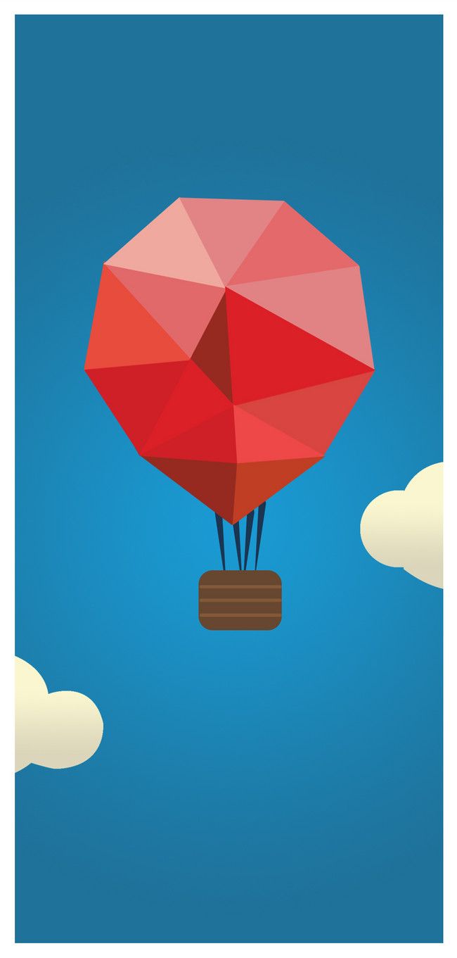 Aesthetic Hot Balloon Mobile Wallpaper .lovepik.com