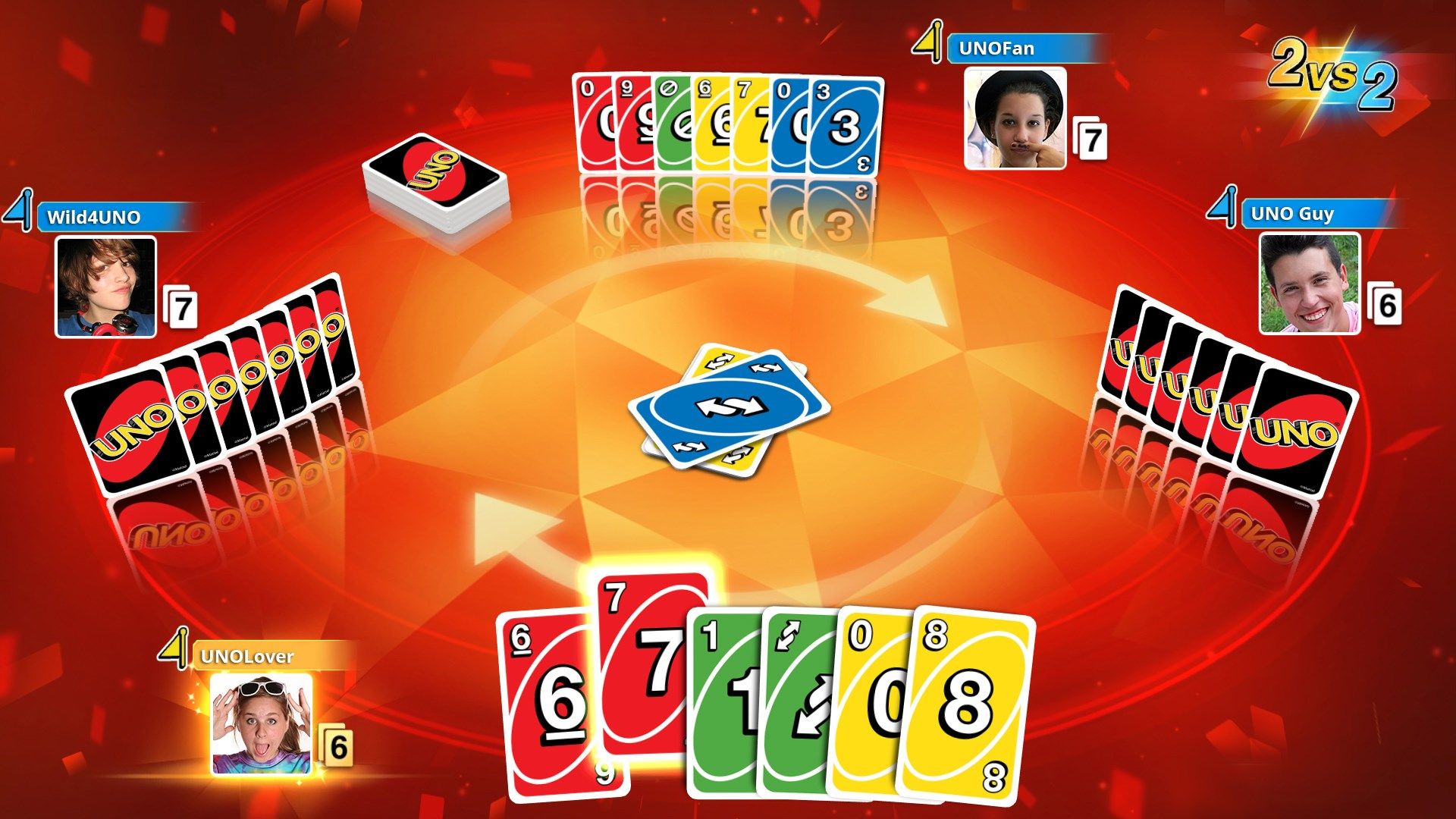 download the new version Uno Online: 4 Colors