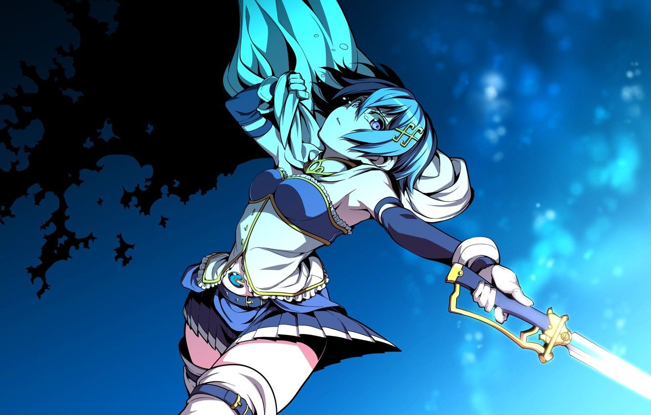 Wallpaper girl, tears, Art, blade .anime.goodfon.com