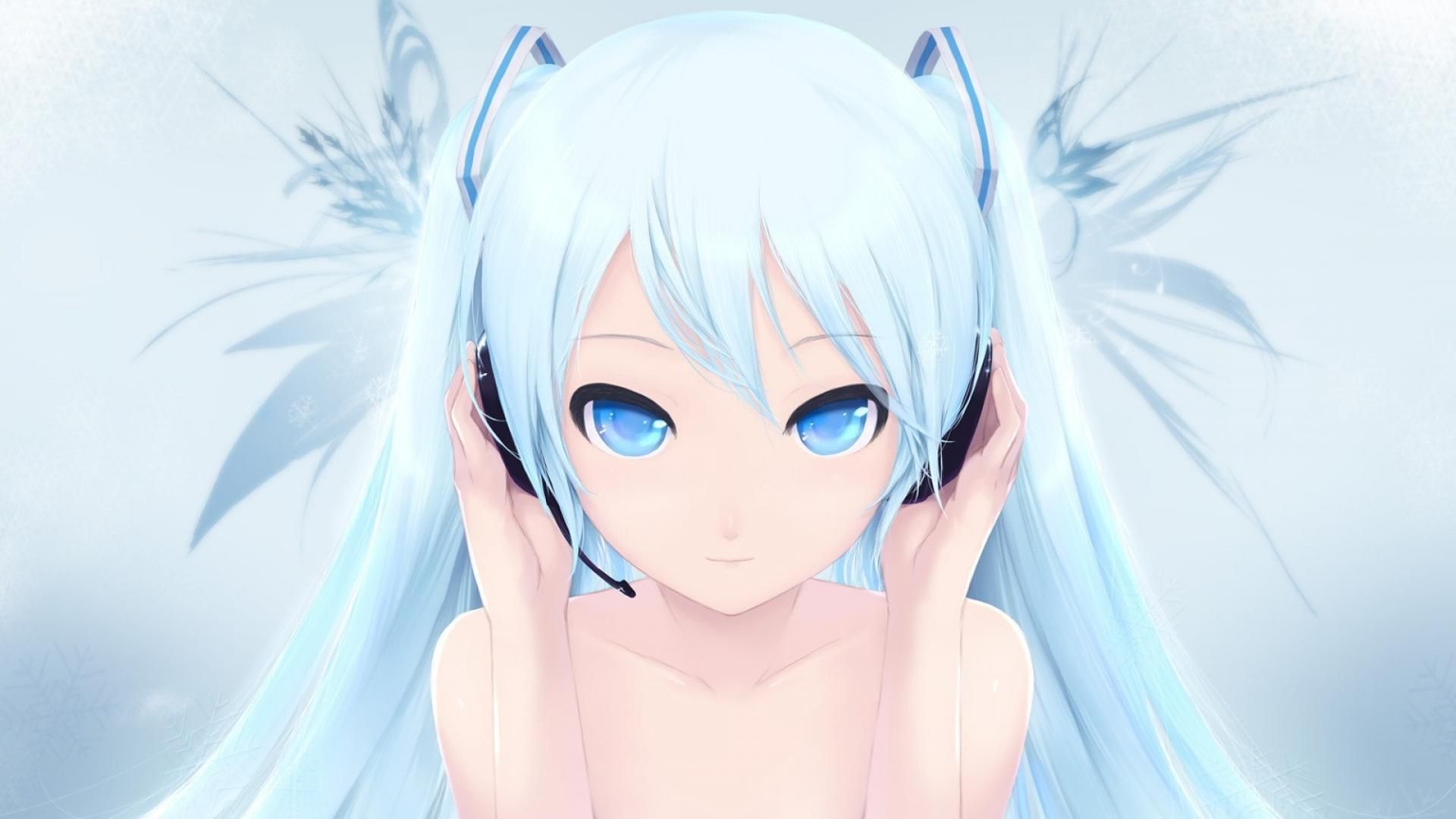 Anime 3D Girl With Blue Hair .wallpapertip.com