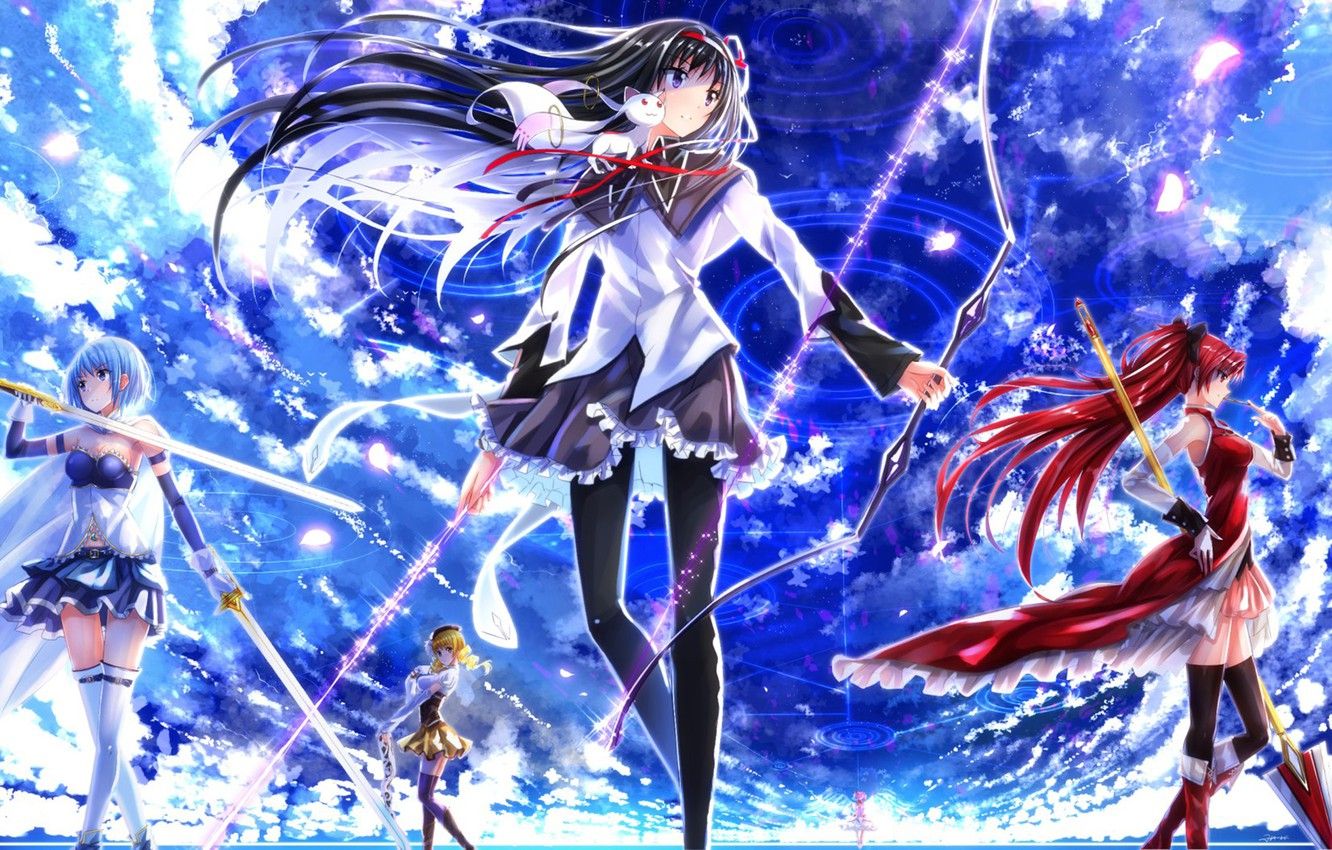Wallpaper Anime, homura akemi, madoka .anime.goodfon.com