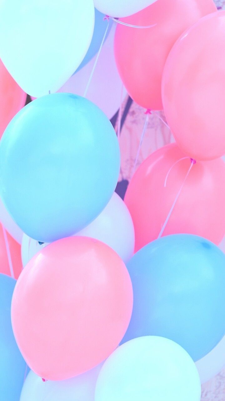 Kawaii wallpaper, Pink balloons.com