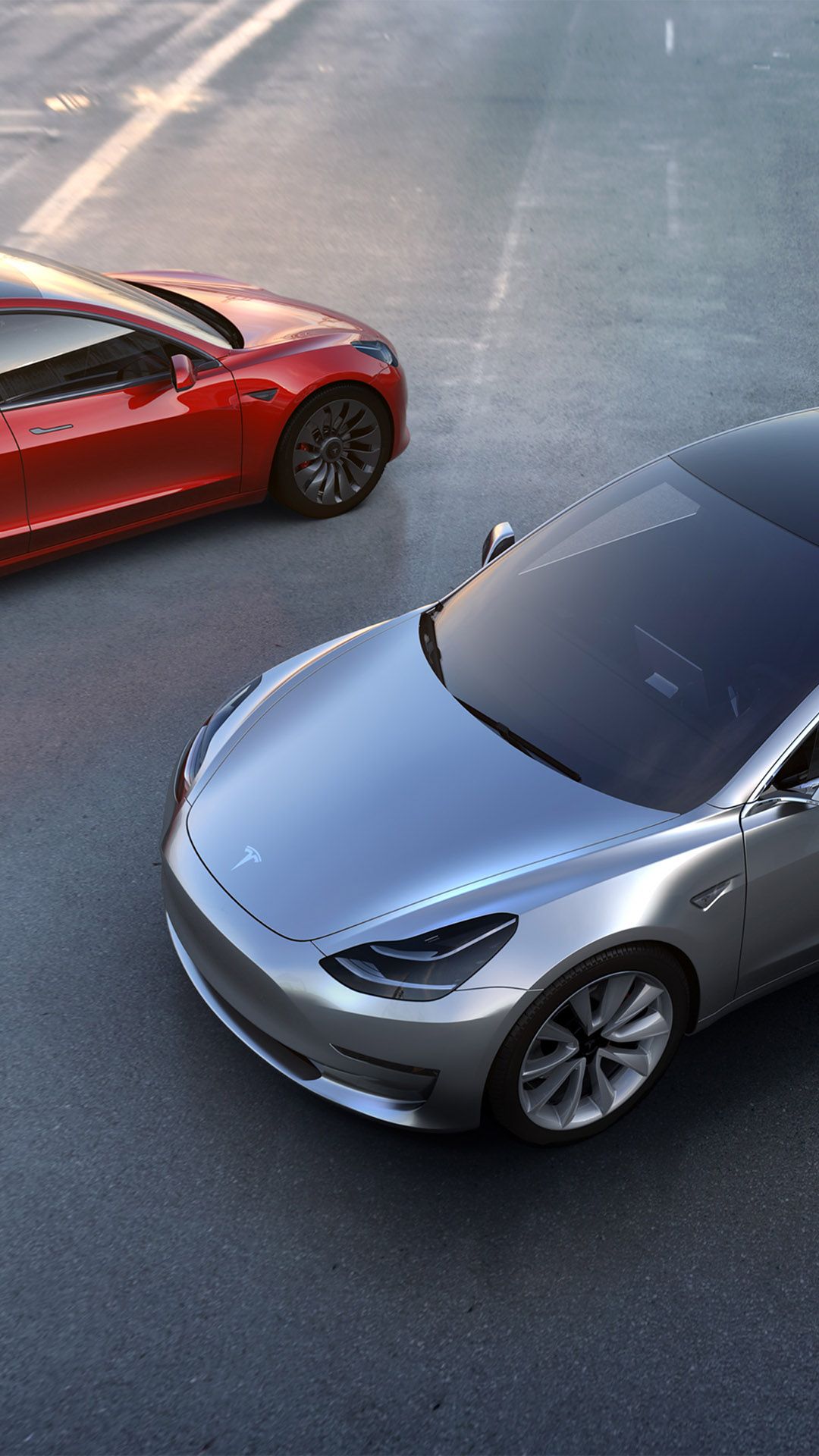Tesla Model 3 Prototypes iPhone HD Wallpaper HD