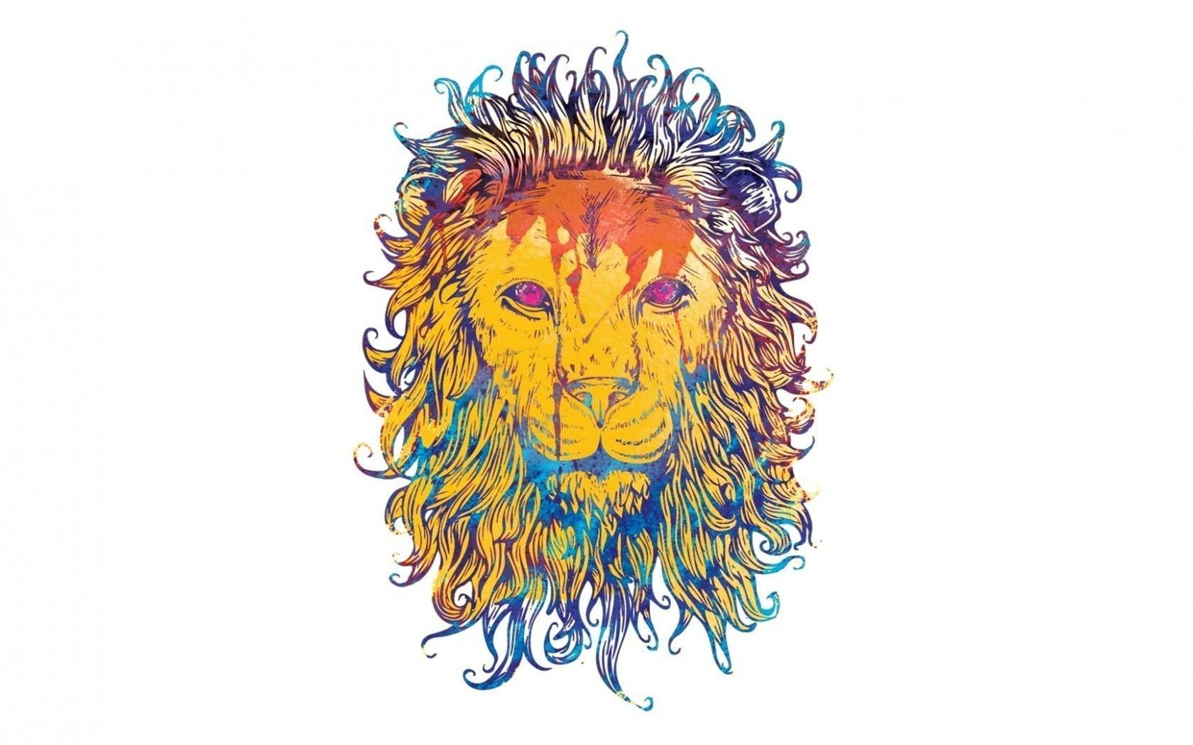 Lion Art Wallpaper Group Wallpaper House.com