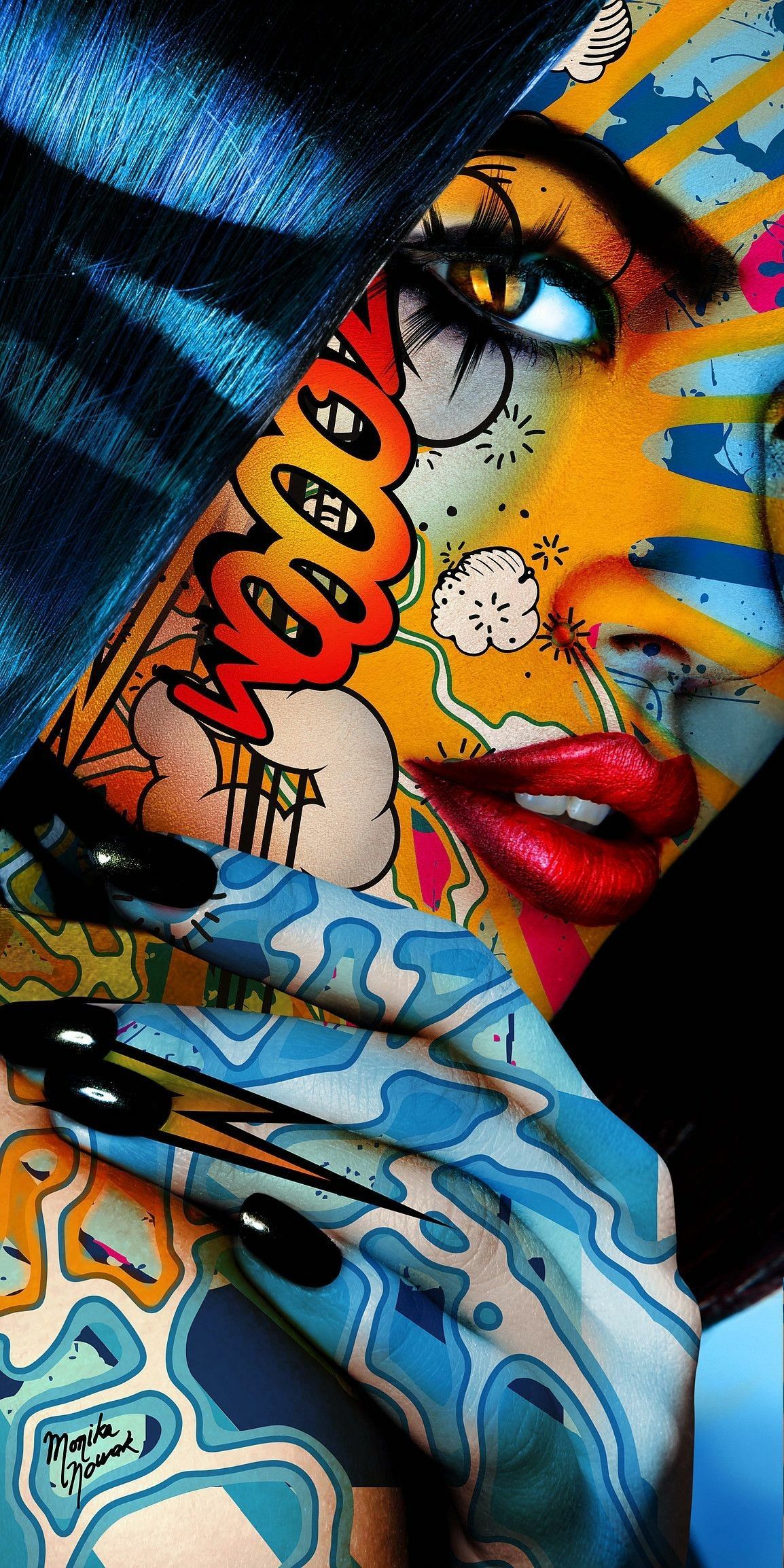Samsung Galaxy S20 Ultra Wallpaper For Punch Hole. Pop Art Wallpaper, Artistic Wallpaper, Art Portfolio