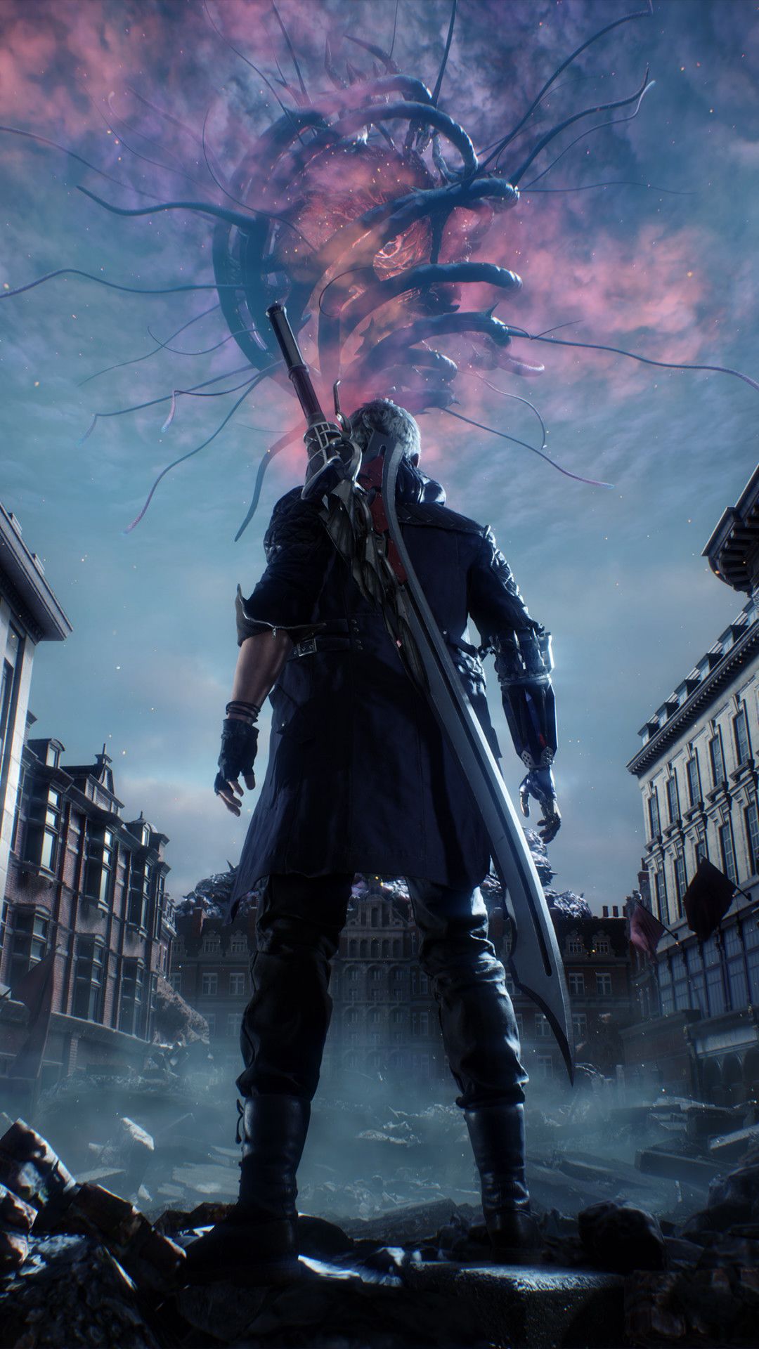 Nero from Devil May Cry 5 1080x1920uhdwallpaper.org