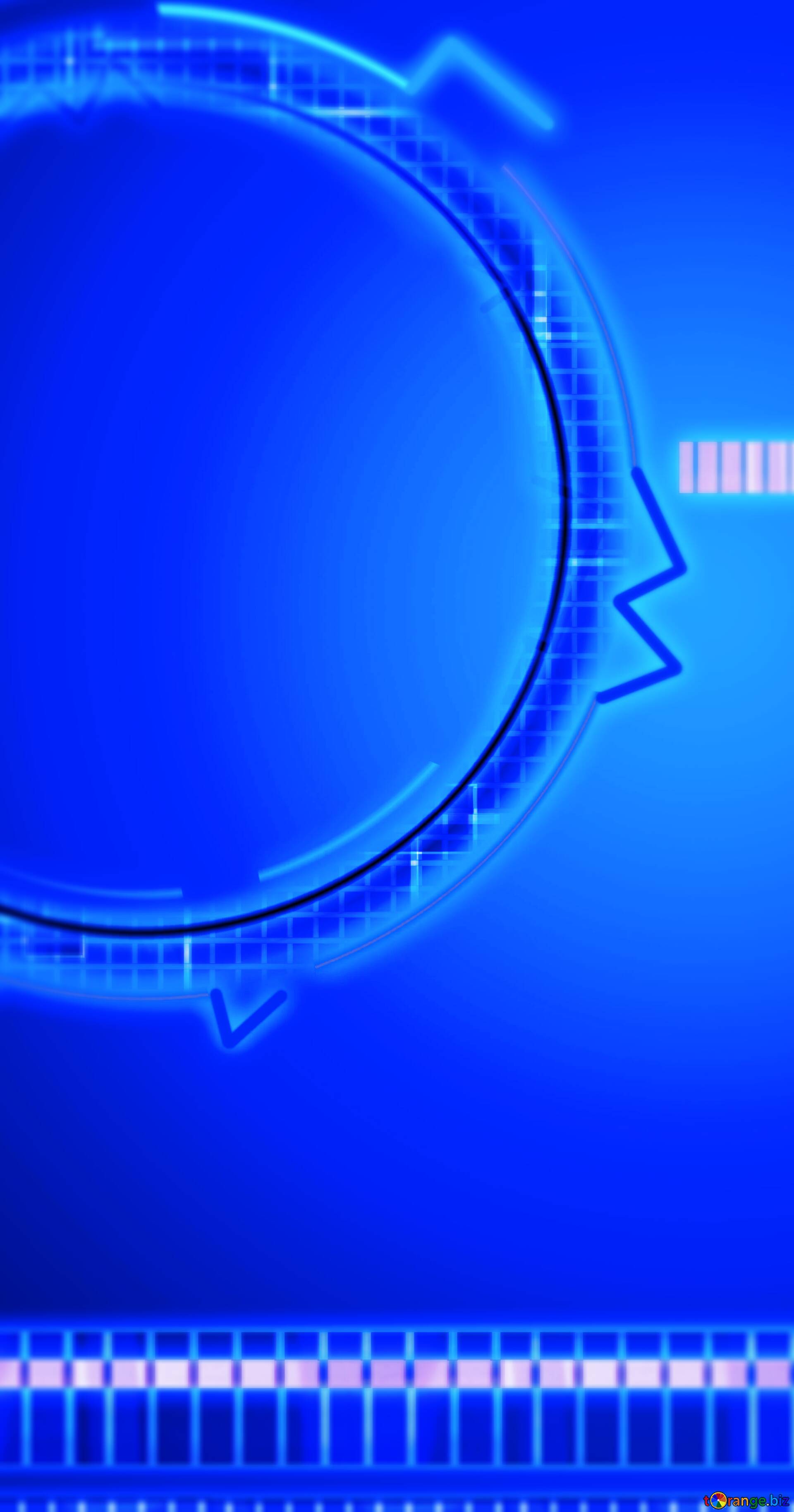Futuristic blue tech background .torange.biz
