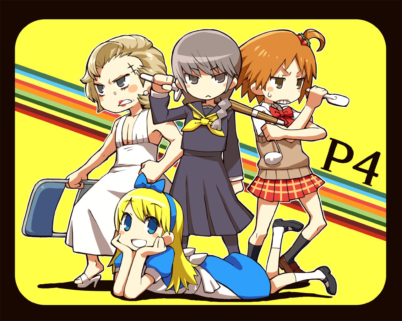 chibi hanamura yosuke persona persona 4 .weheartit.com