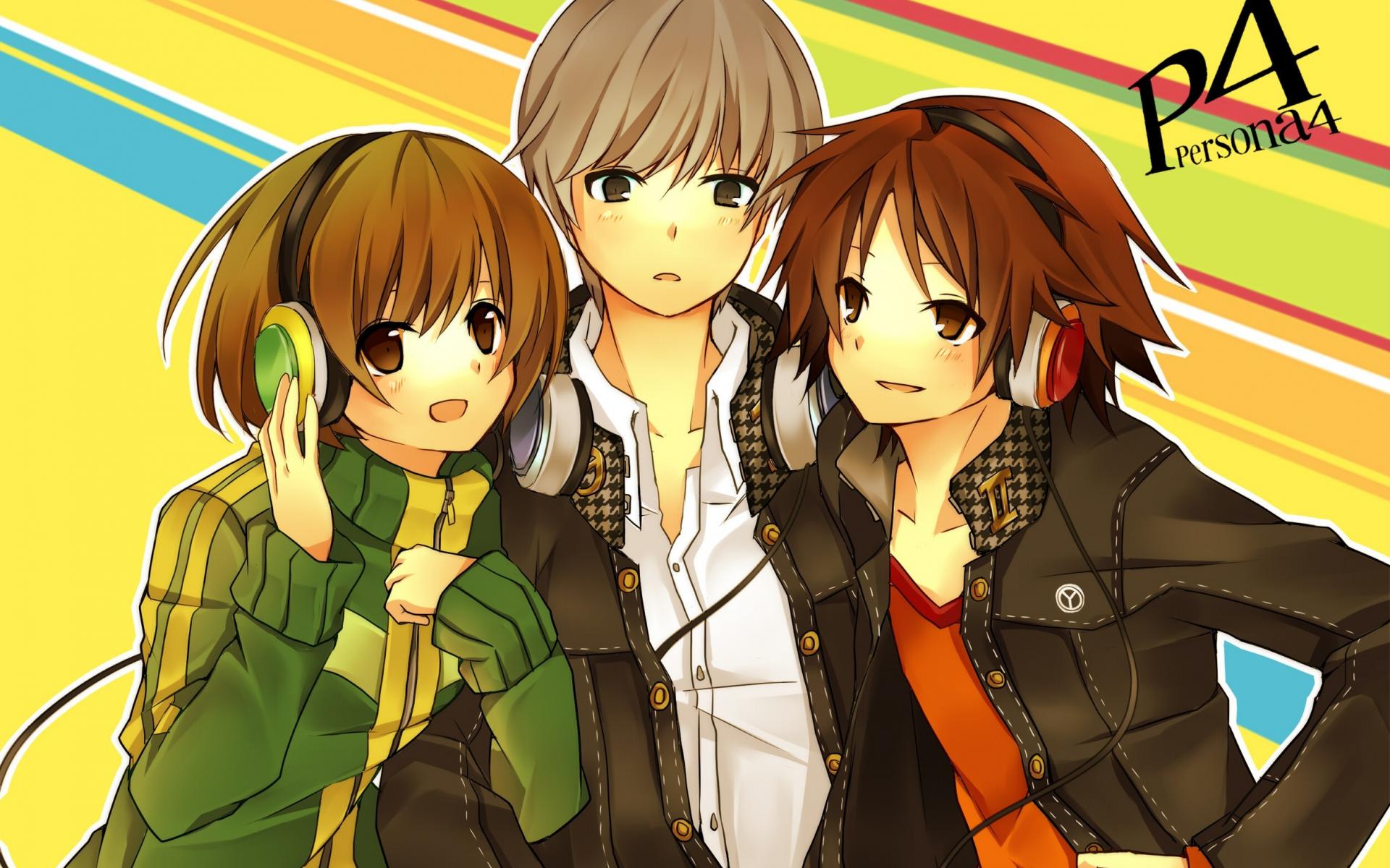 hanamura yosuke narukami yuu satonaka .hdwallsbox.com