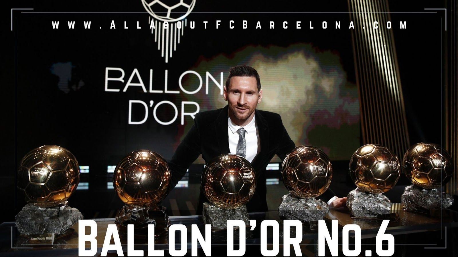 Lionel Messi wins Ballon D'Or for a .allaboutfcbarcelona.com