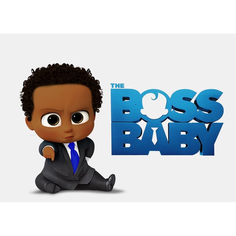 Black Boss Baby Boy Clip Art