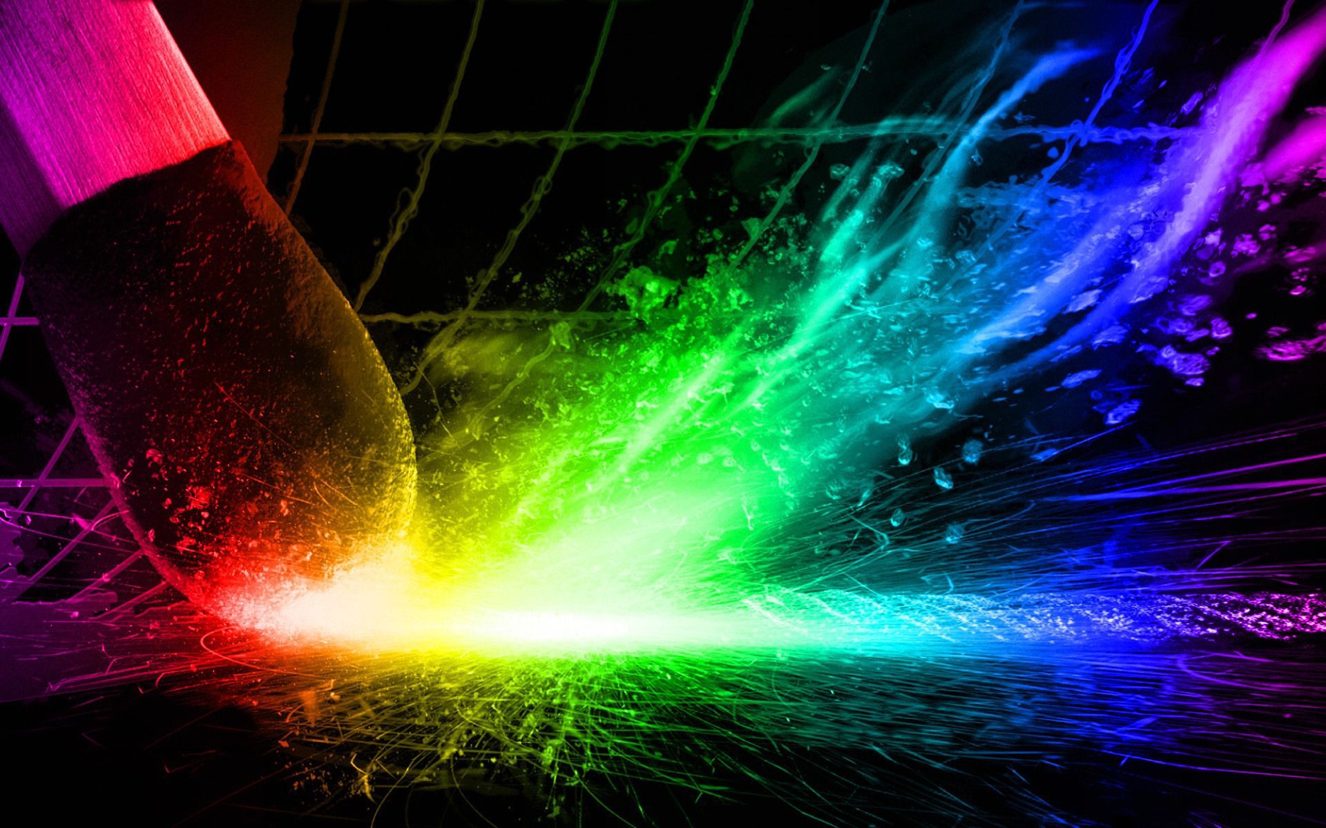 image For > Fire Rainbow Wallpaper .com