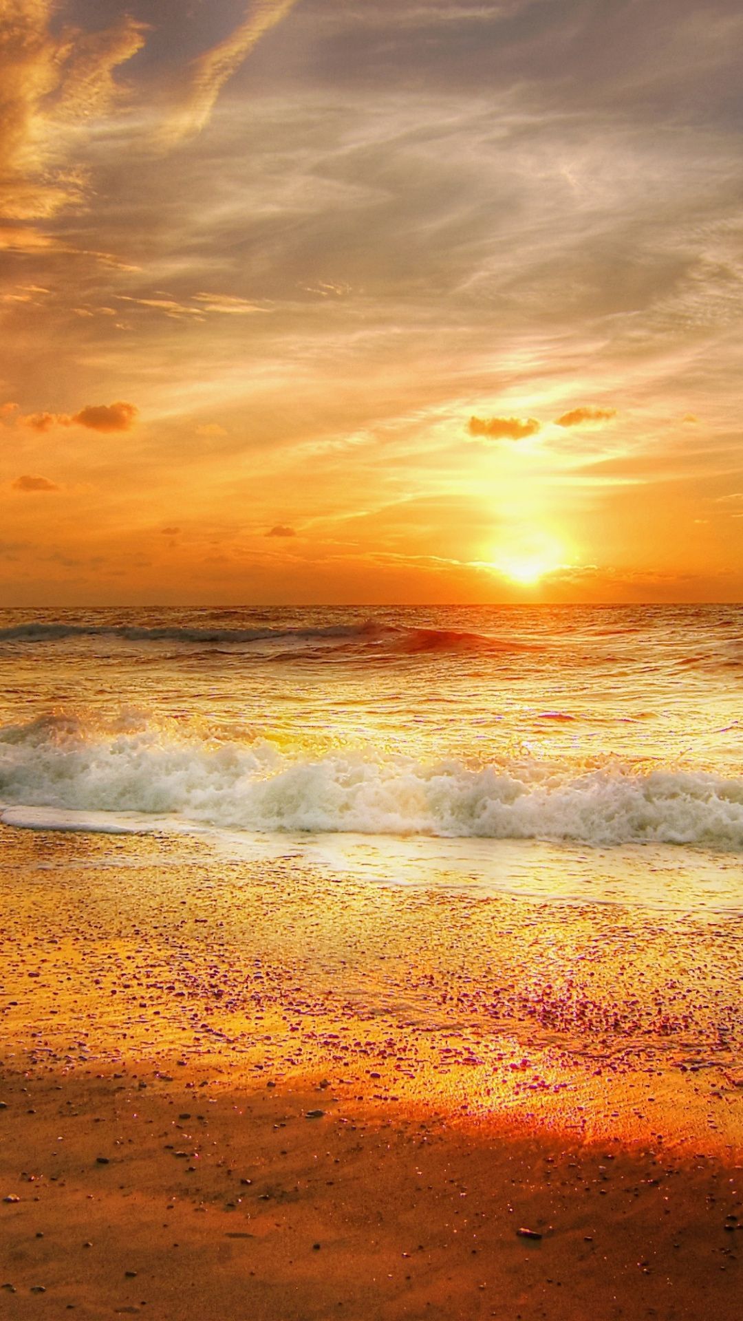 North sea, sunset, yellow sky, nature, 1080x1920 wallpaper. Yellow sky, iPhone wallpaper yellow, Sky aesthetic