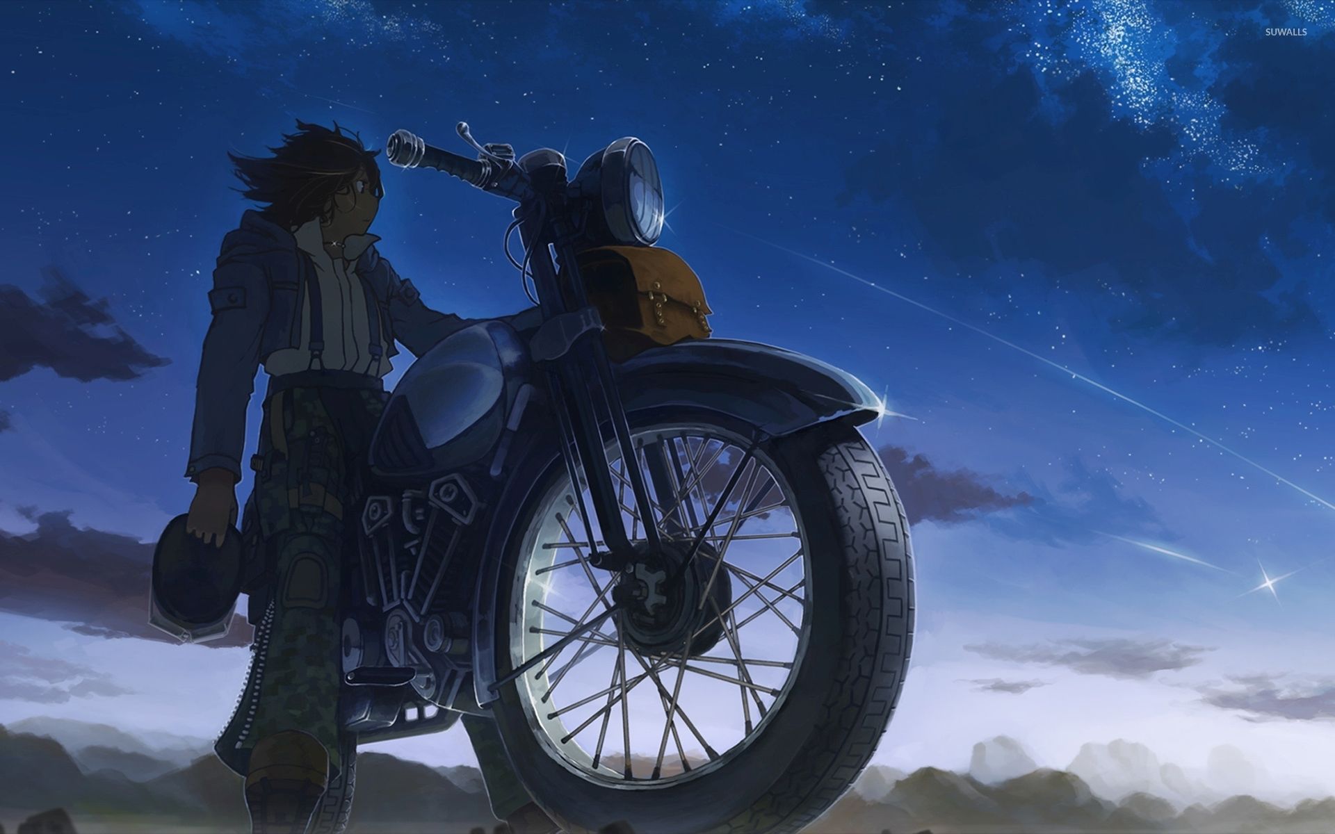 Golden Boy Crescent Moon Bike by Black & Yellow Otaku Gamers