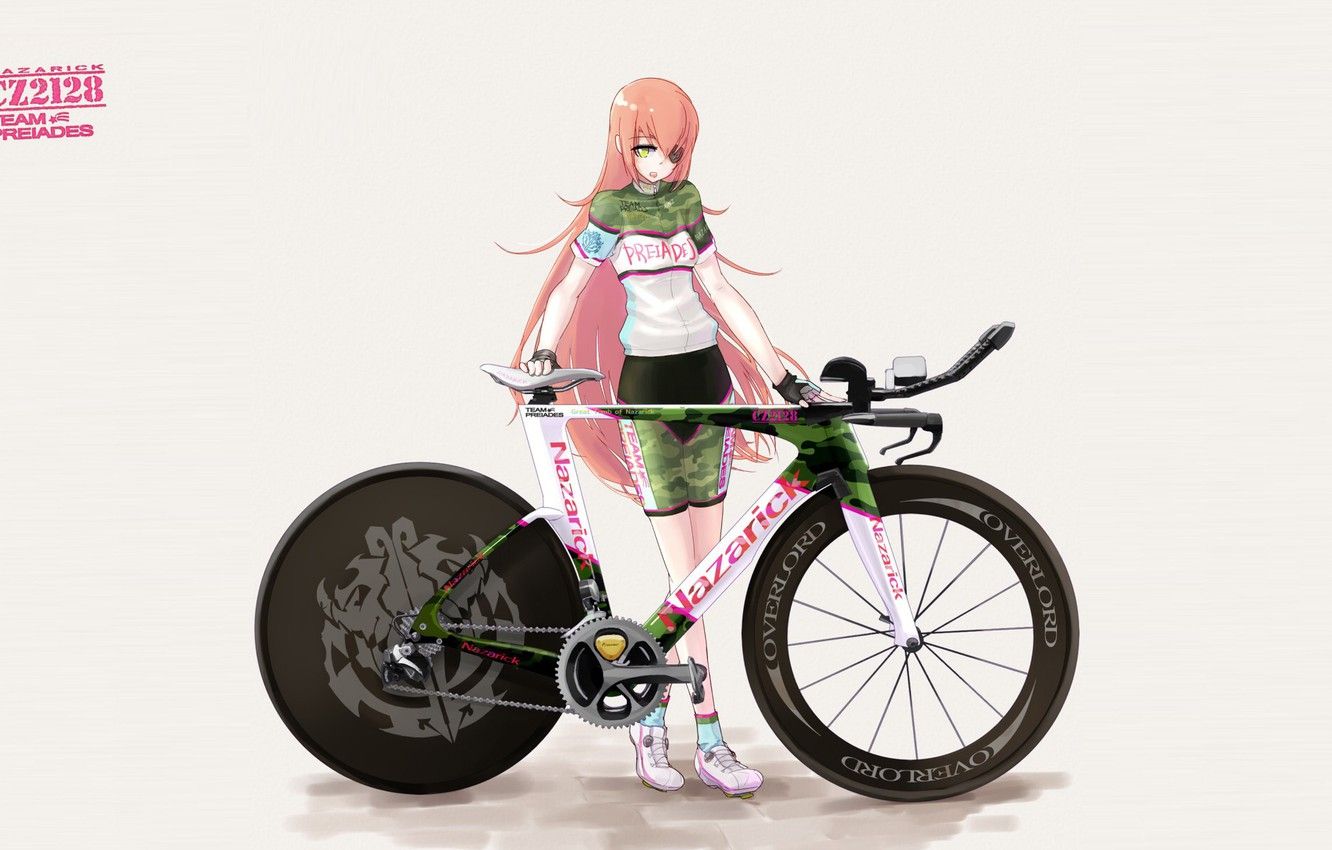 Wallpaper girl, Overlord, bicycle, bike .anime.goodfon.com