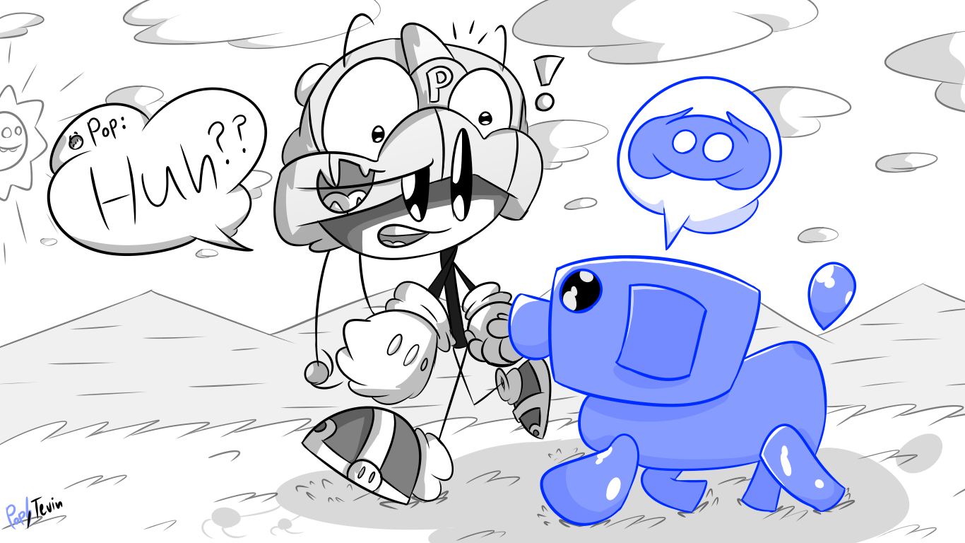 Pop walking with Wumpus by PopTevin on .newgrounds.com