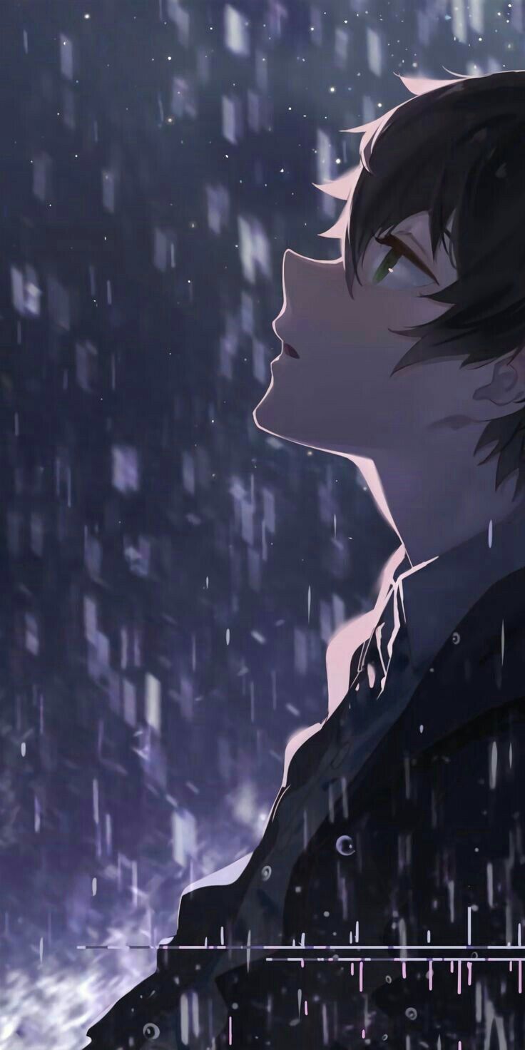 Sad Anime Guy, anime lonely boy HD phone wallpaper