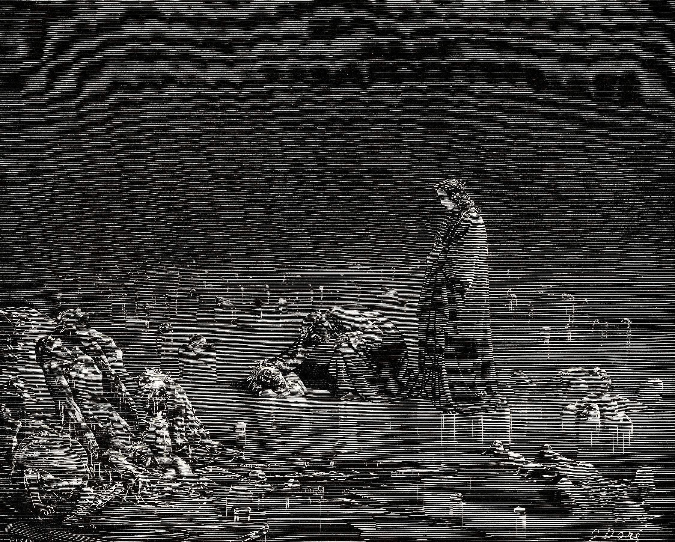Gustave Doré, Dante Alighieri, The Divine Comedy, Dante&039;s Inferno, Classic art HD Wallpaper / Desktop and Mobile Image & Photo