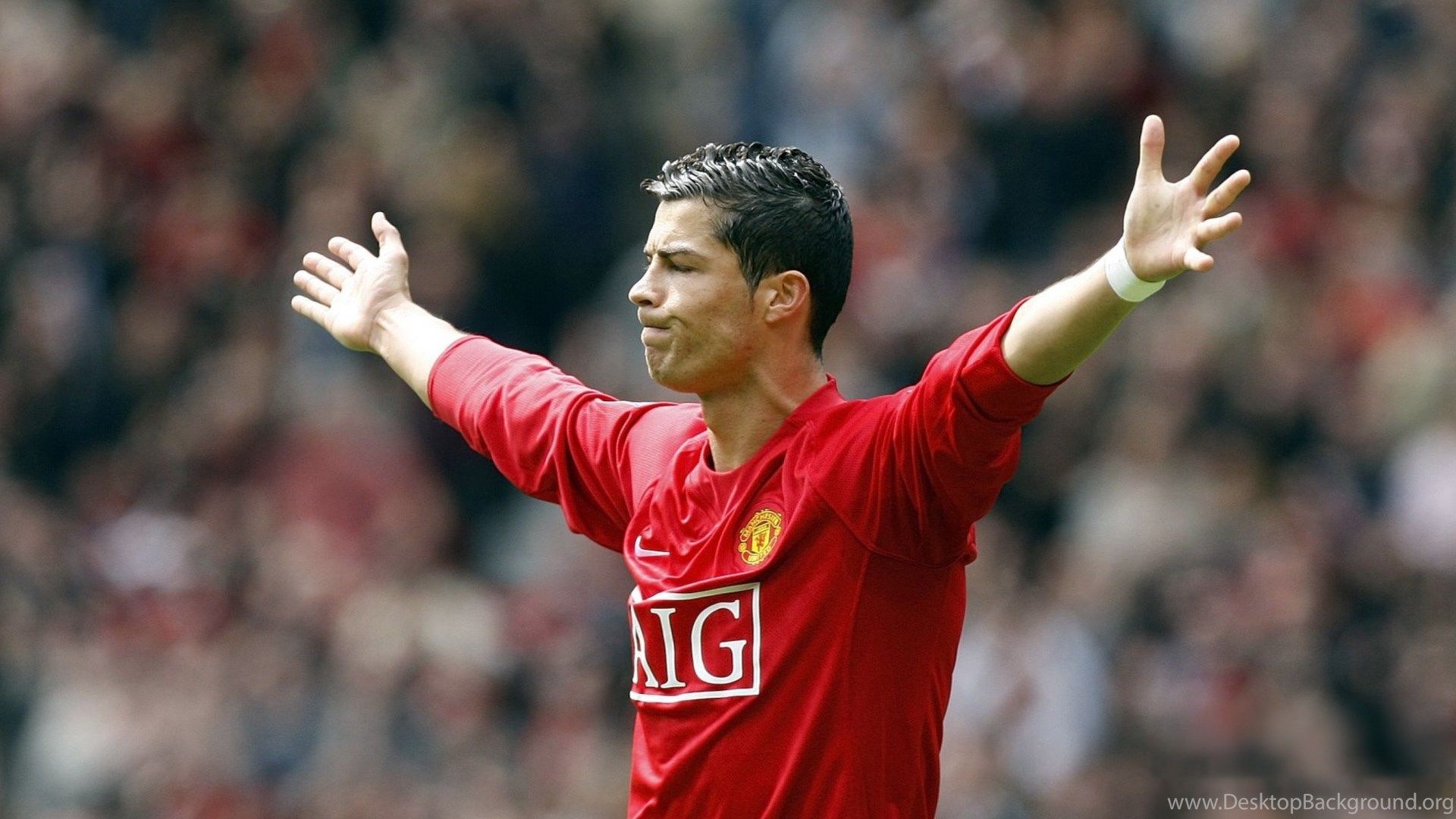 Cristiano Ronaldo, Manchester United .desktopbackground.org