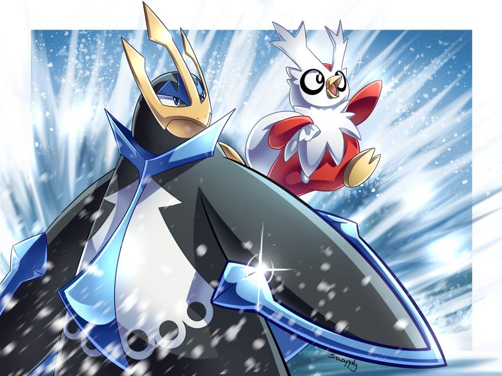 Delibird and Empoleon Tag Team .aminoapps.com