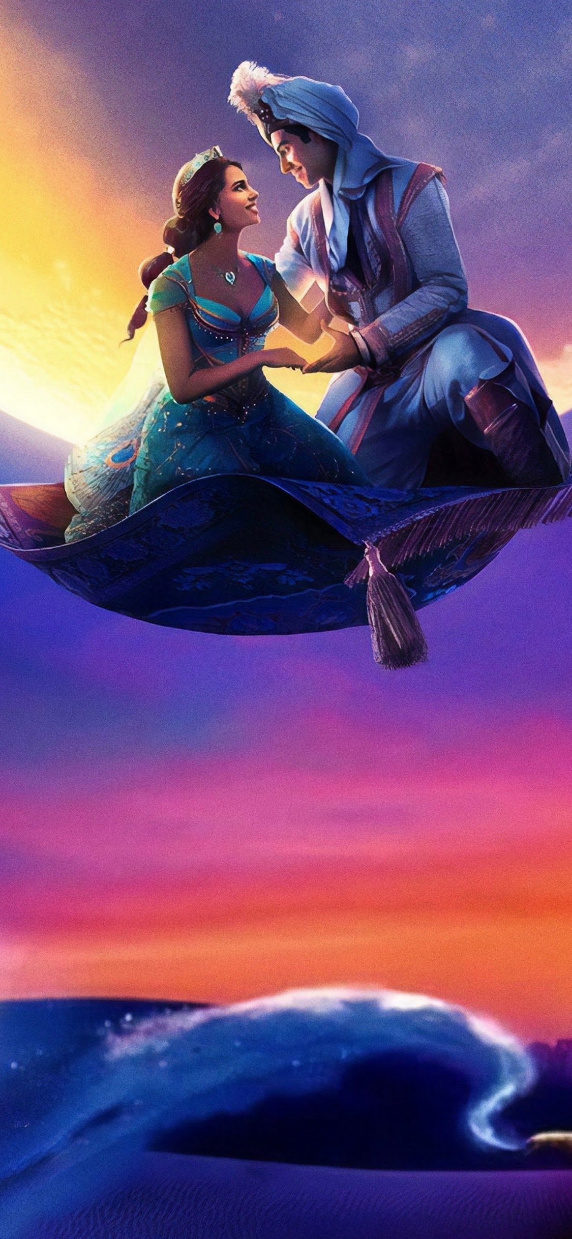 Aladdin, Genie, Jasmine, Aladdin, 4k, Movie Wallpaper HD