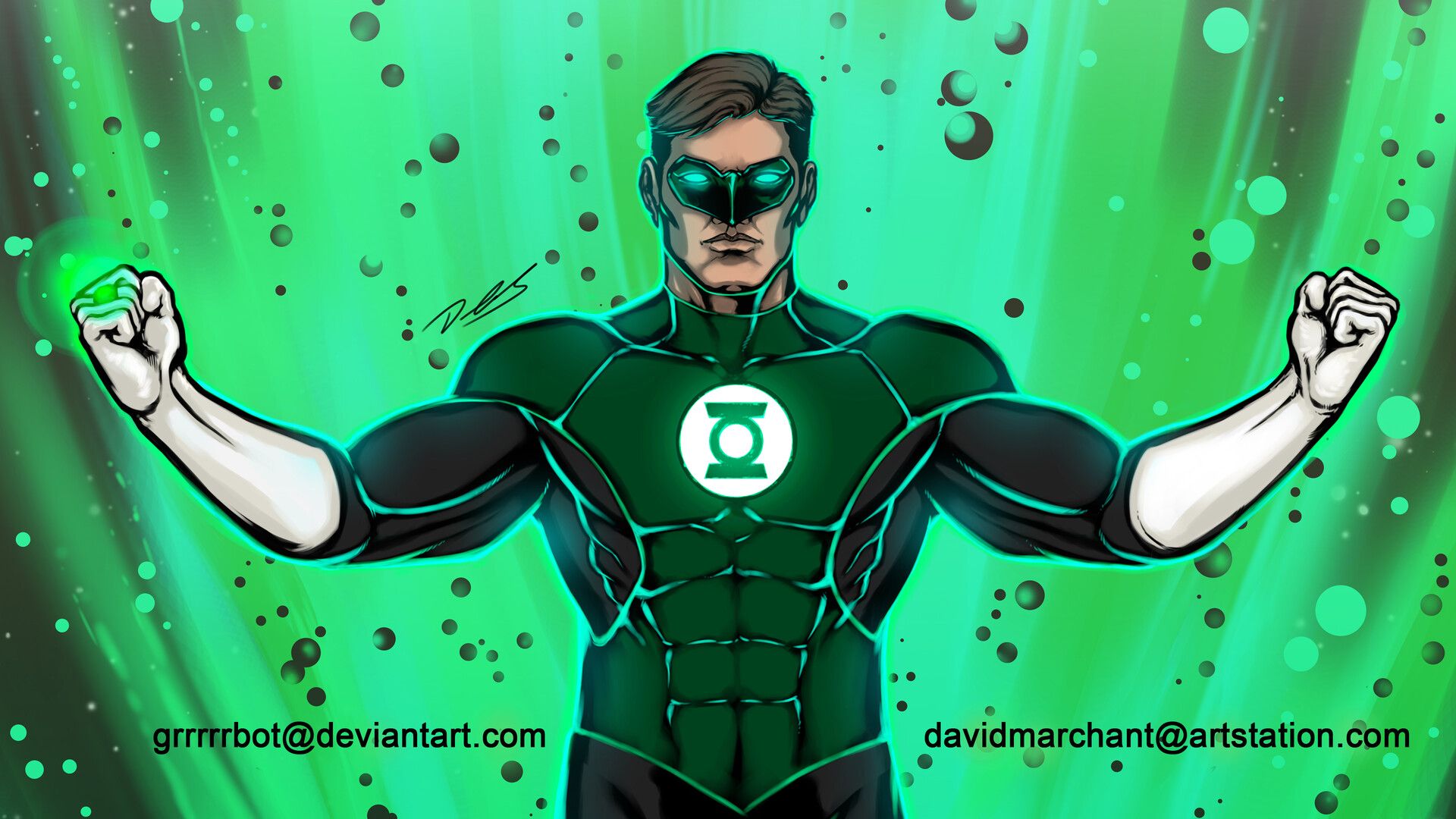 Hal Jordan the Green Lantern, David .artstation.com