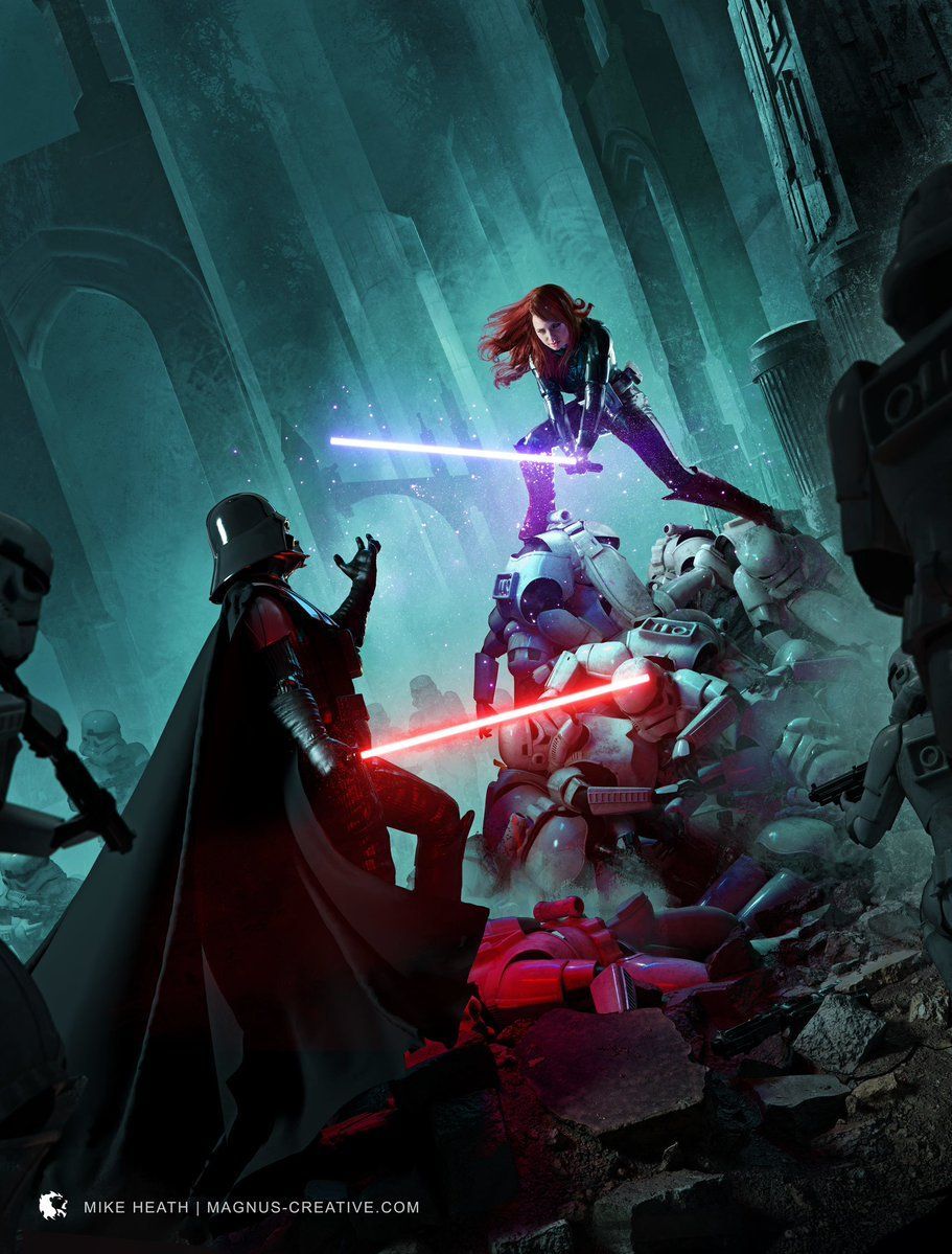 Darth Vader vs. Mara Jade. Звездные .ca