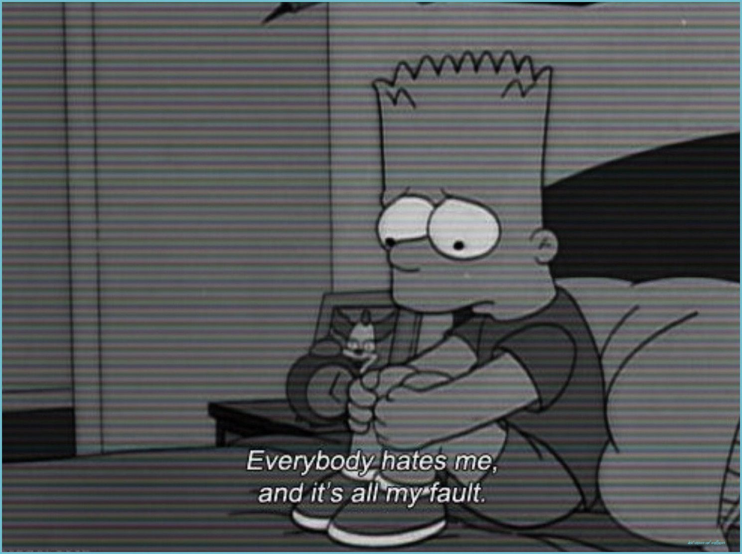 Bart Simpson Sad Desktop Wallpaper .anupghosal.com