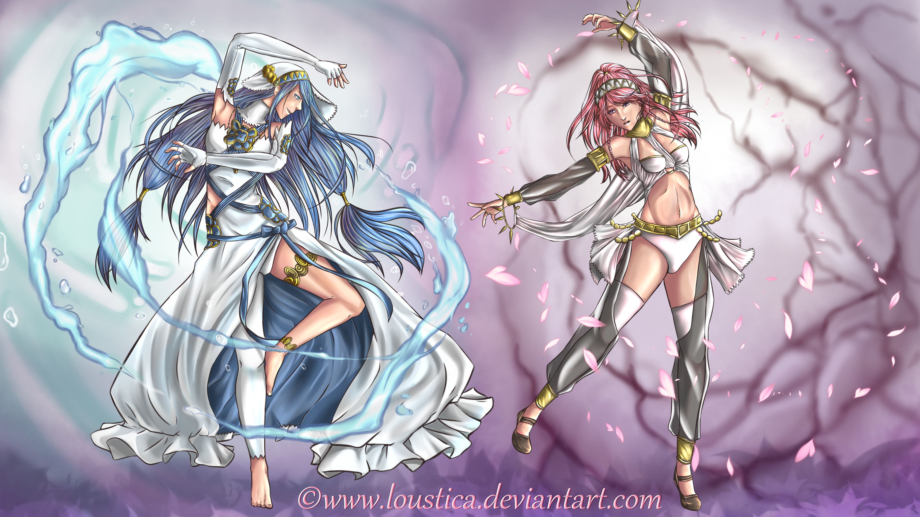 FE: Azura And Olivia [Wallpaper//2K] By .wallpaper Mania.com