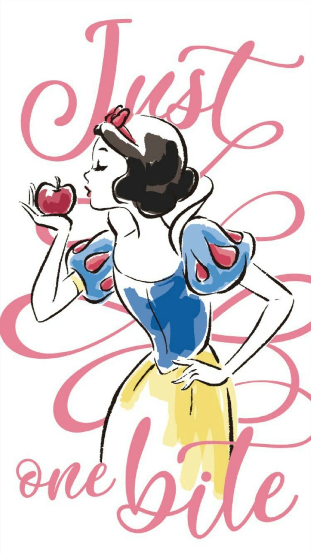 snow white apple wallpaper