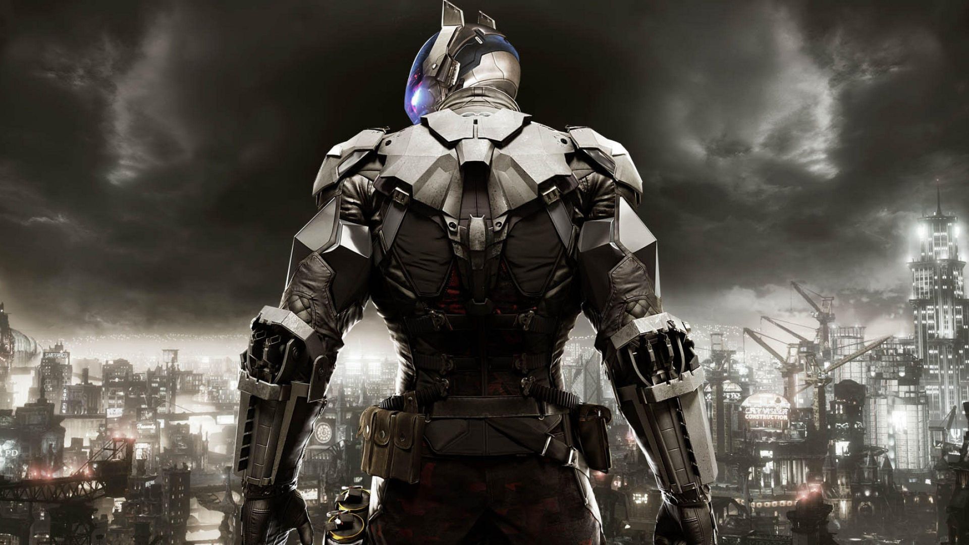 Cyborg Batman 3D Desktop HD Wallpaper