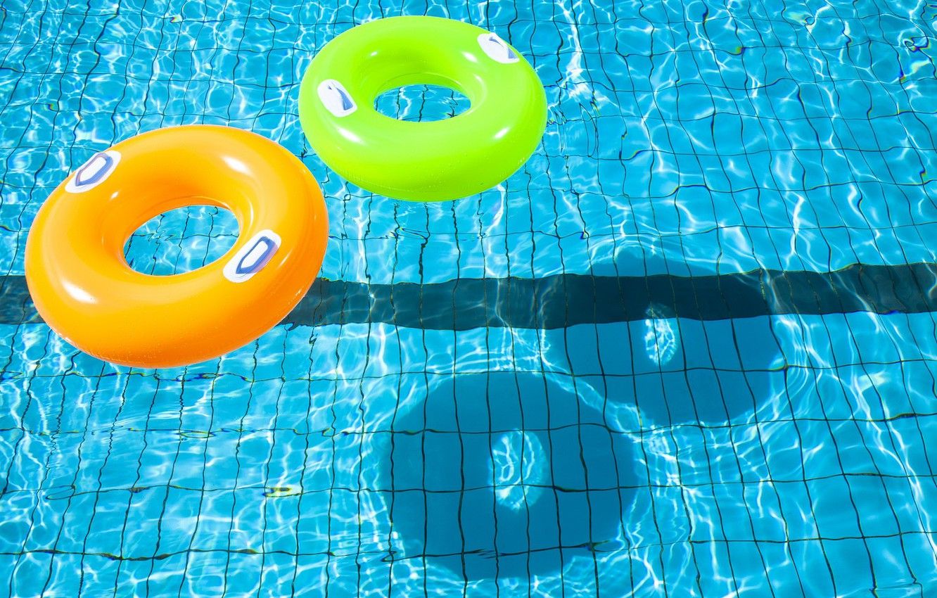 Wallpaper water, round, pool, lifesaver .goodfon.com