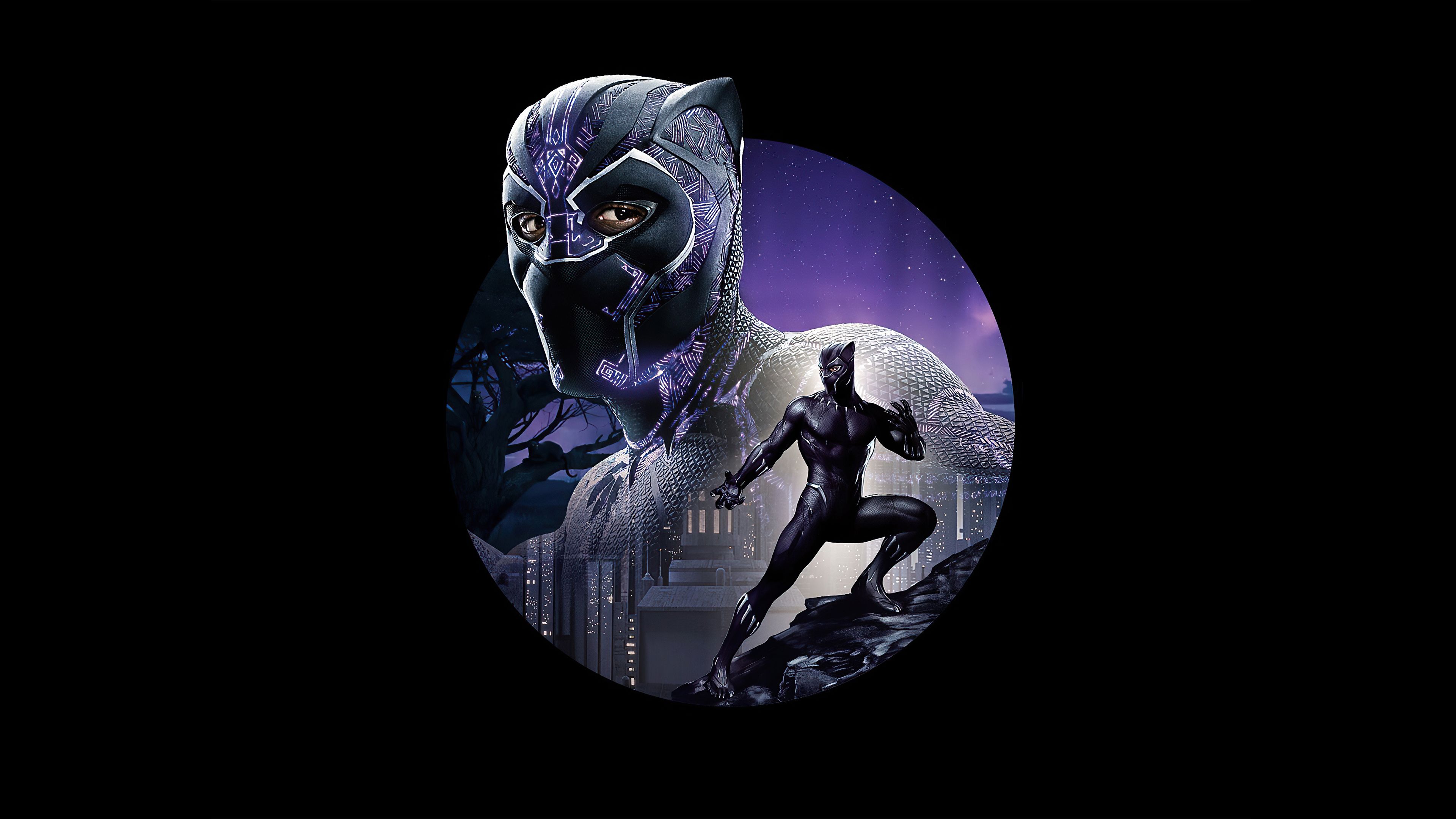 Black Panther, Movie, Chadwick Boseman .ubackground.com