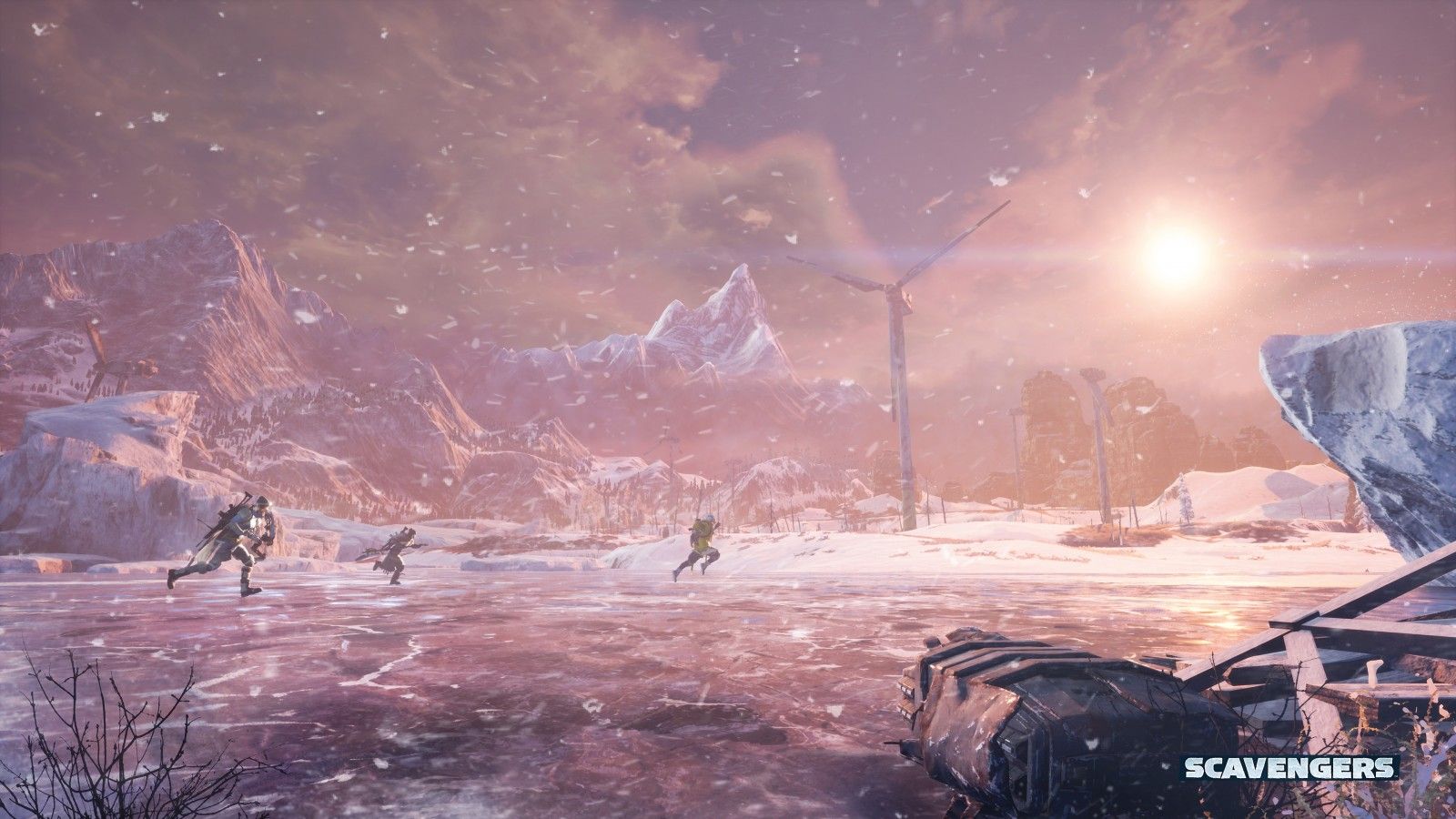 Frozen Lake 4K HD Scavengers Wallpaper .hdwallpaper.in