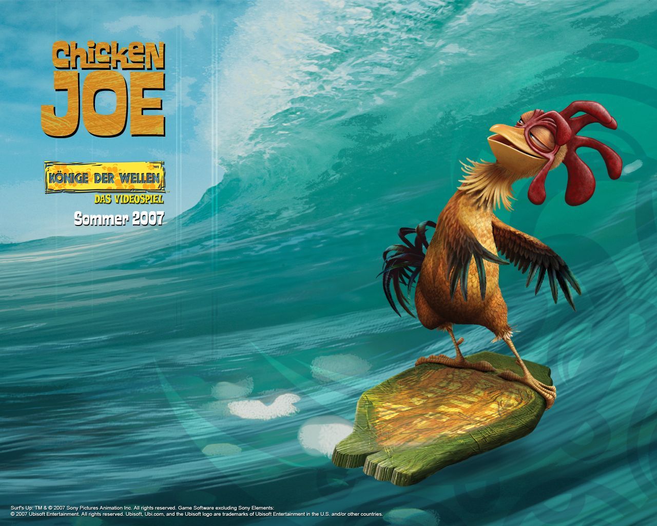 Surf's Up Wallpaper: Joe the chicken. Surfs up movie, Surfs up, Surfs
