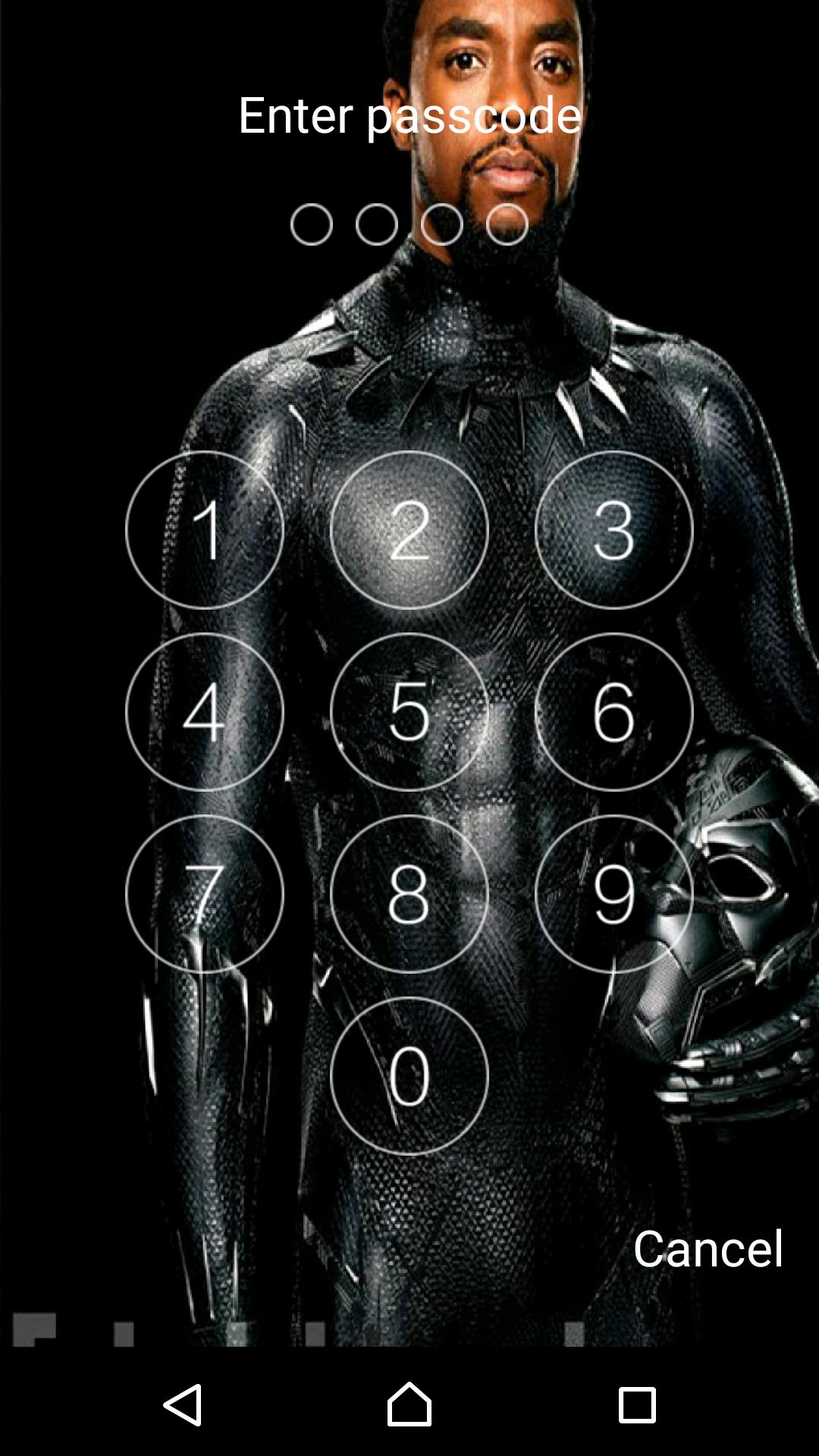 lock screen for Black Panther T'challa .apkpure.com