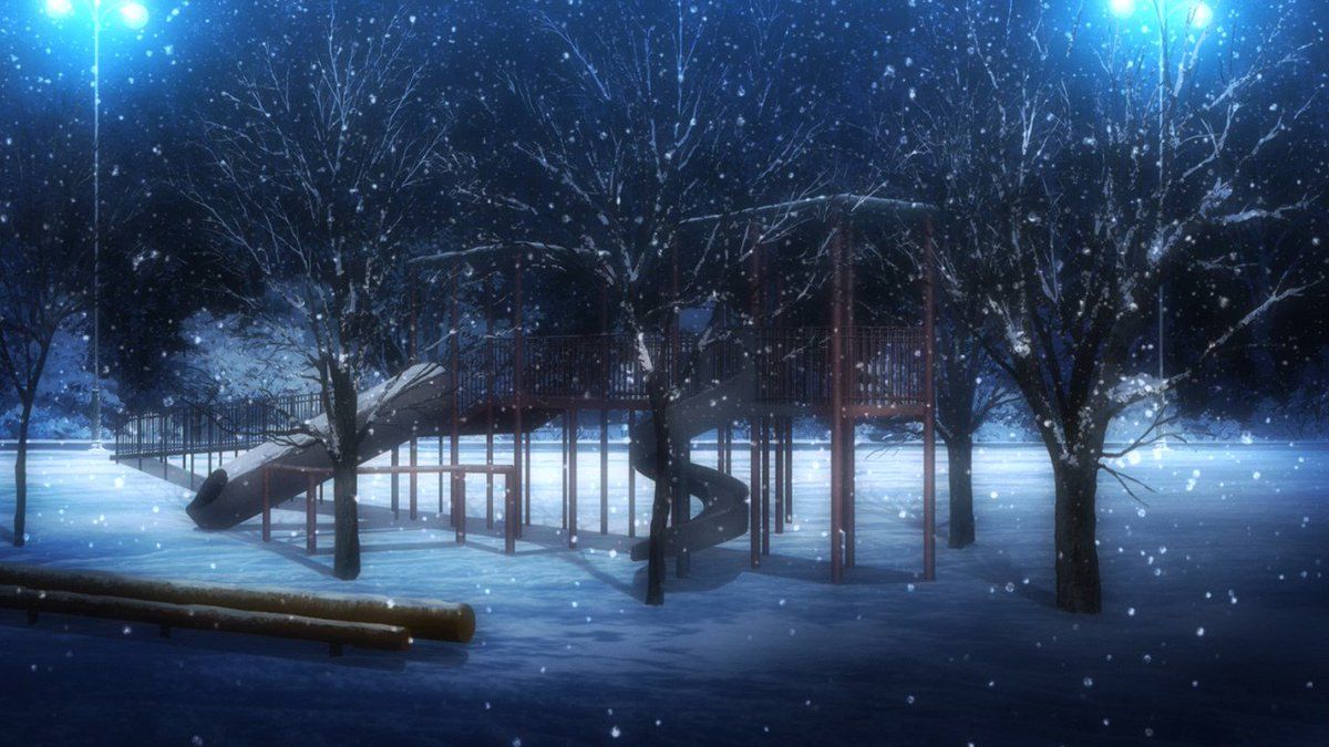 Anime Snow Scenery Wallpapers - Top Free Anime Snow Scenery Backgrounds -  WallpaperAccess