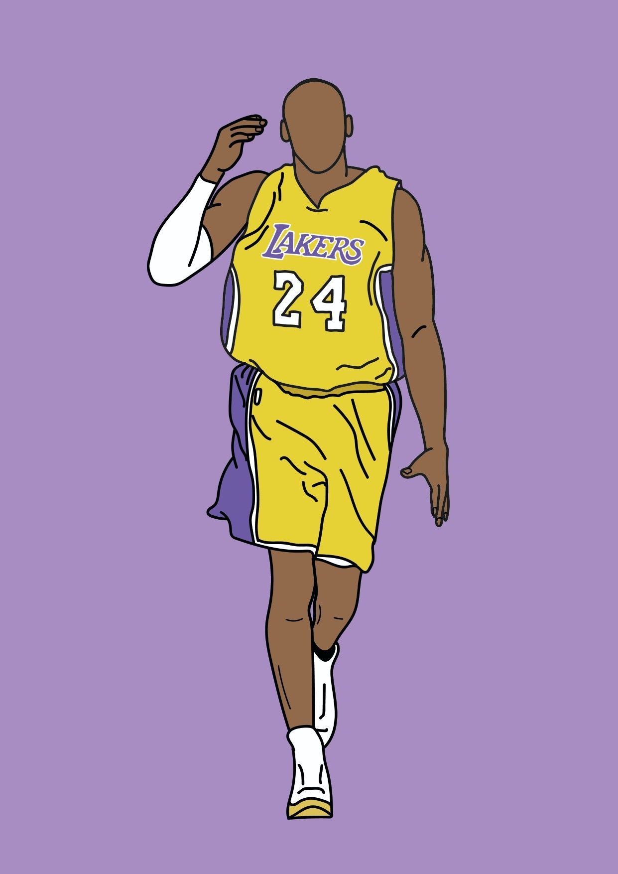 Kobe Bryant Lakers Drawing. Kobe .com