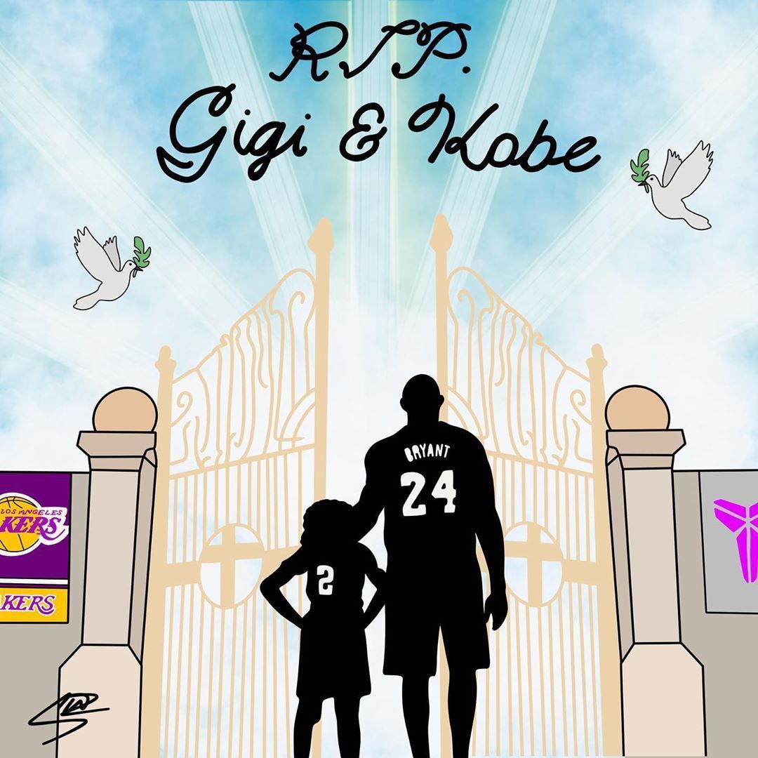 Kobe And Gigi Cartoon Wallpapers - Wallpaper Cave