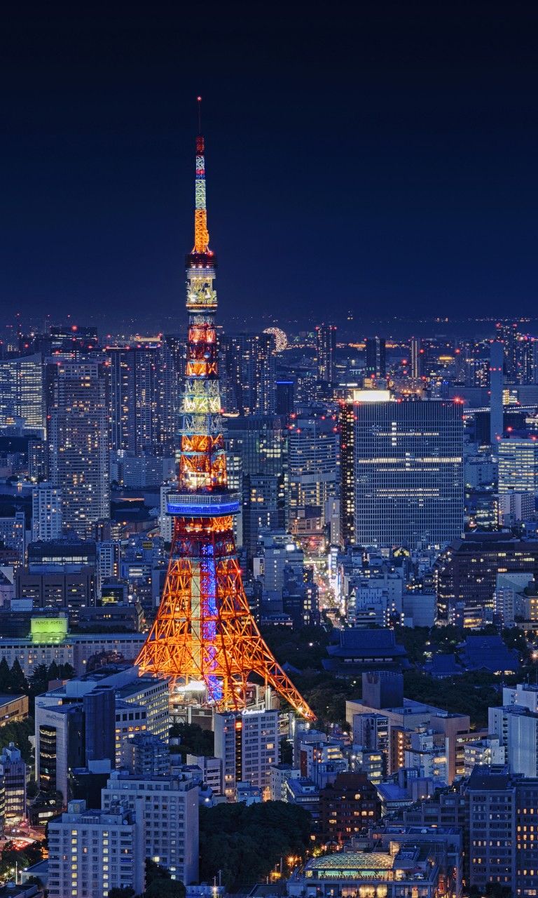 Tokyo Tower Japan 4K Wallpaper HD .phone16aa.blogspot.com