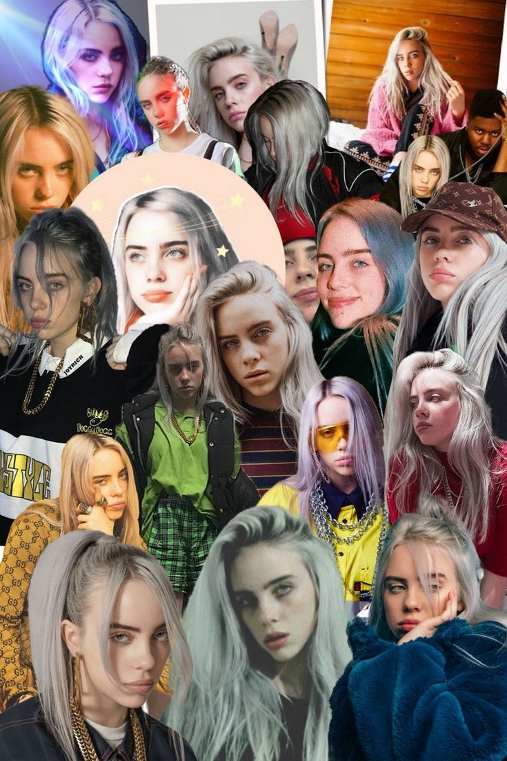 Billie Eilish Collage Wallpapers - Wallpaper Cave