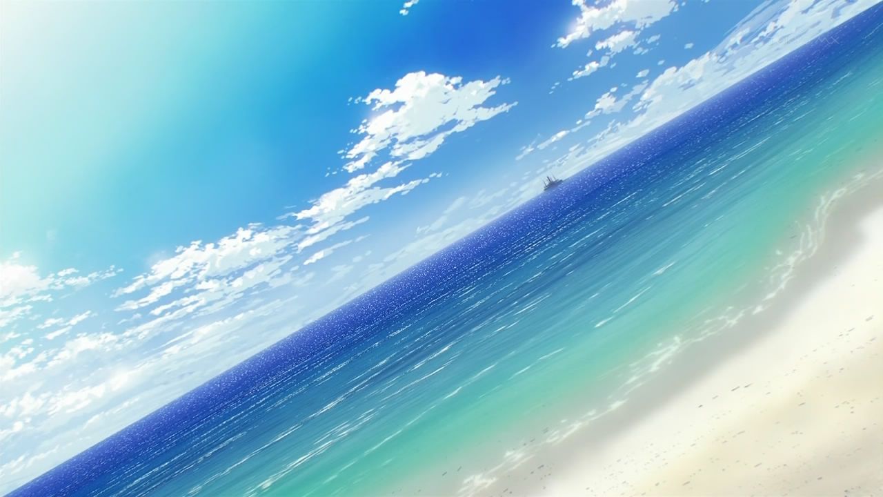 Anime Ocean Background