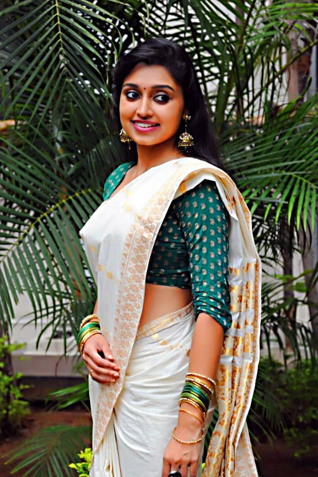 Sreeja Actress in Kerala saree Ultra HD .ultrahdfilmstills.blogspot.com